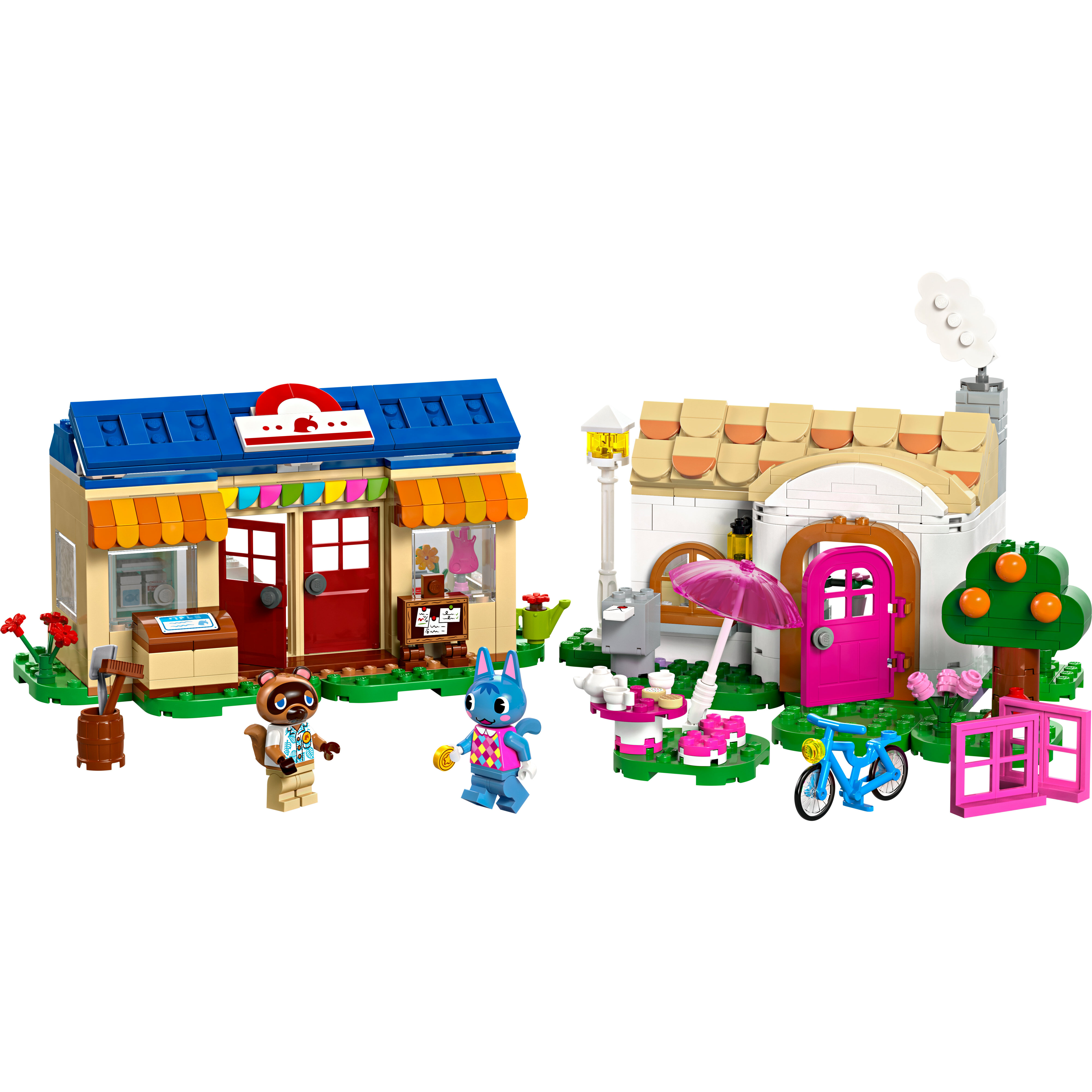 Voir la diapositive 2 : LEGO LEGO Animal Crossing 77050 Boutique Nook et Maison de Rosie, Set de Construction Créatif