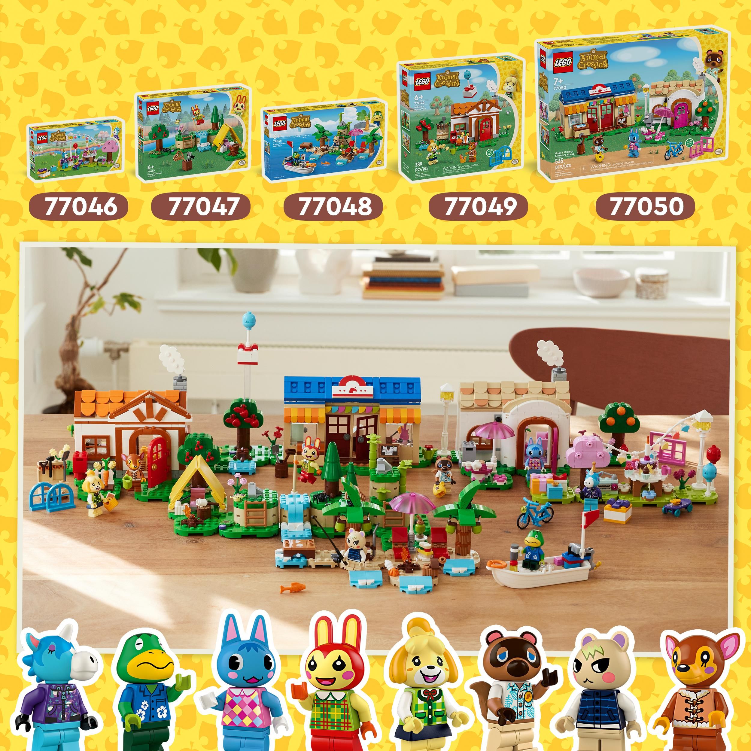 Voir la diapositive 6 : LEGO LEGO Animal Crossing 77050 Boutique Nook et Maison de Rosie, Set de Construction Créatif