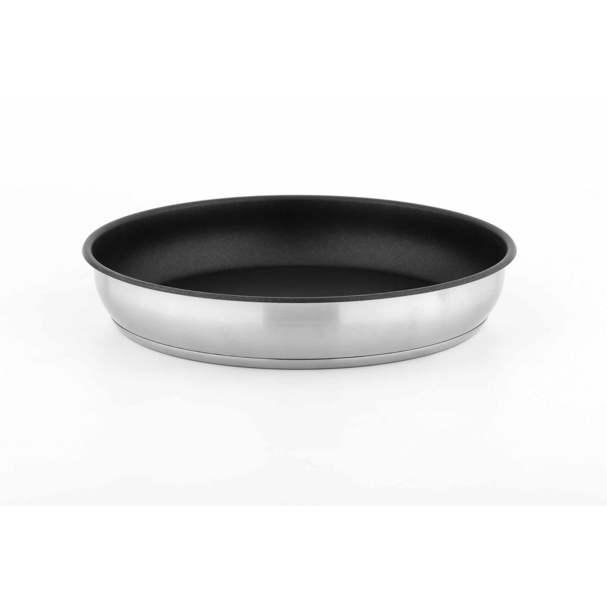 MENASTYL Poêle inox 28 cm tous feux dont induction IRIS