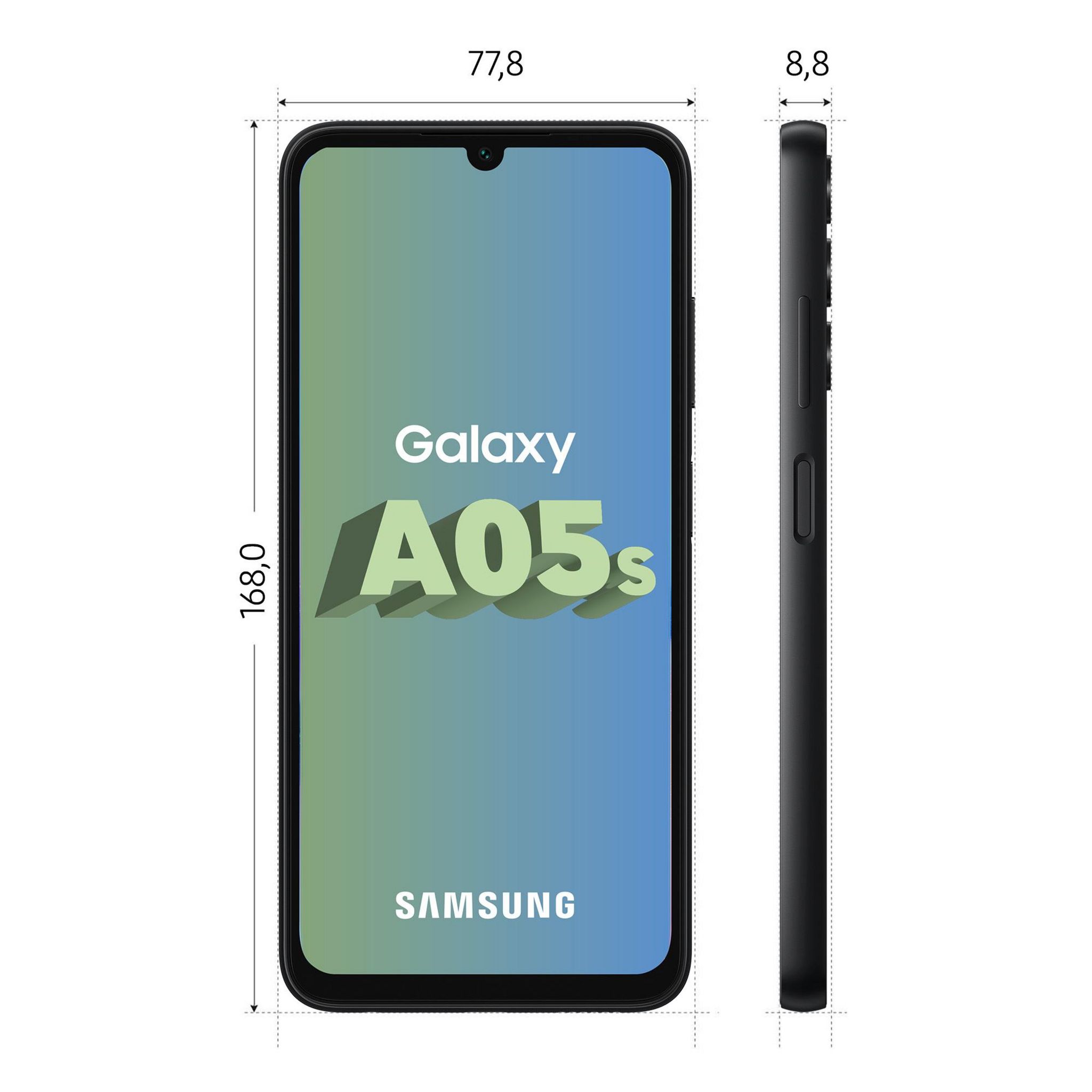 Voir la diapositive 4 : SAMSUNG Galaxy A05S 64 GB - Noir