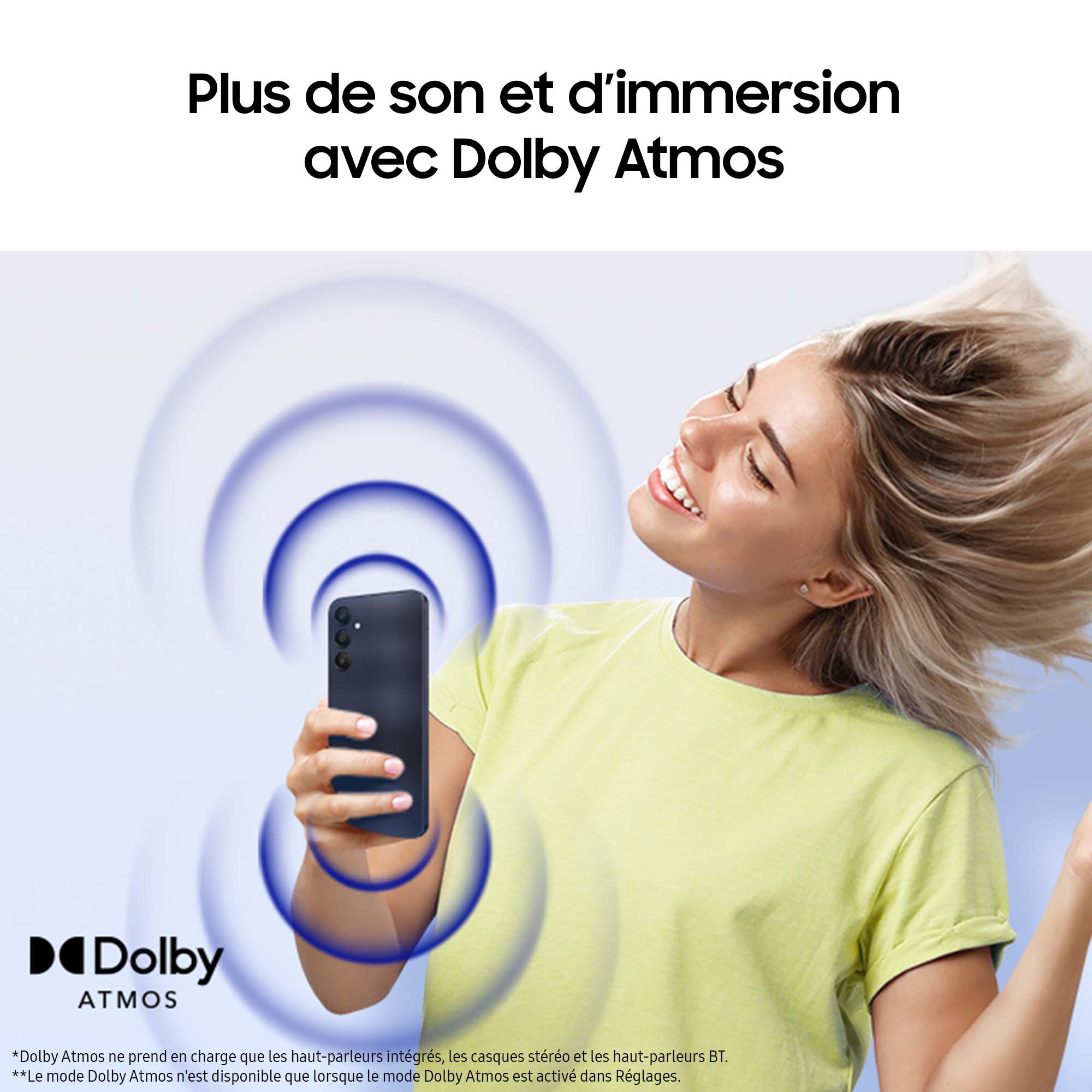 Voir la diapositive 9 : SAMSUNG Galaxy A25 5G 256 Go - Bleu