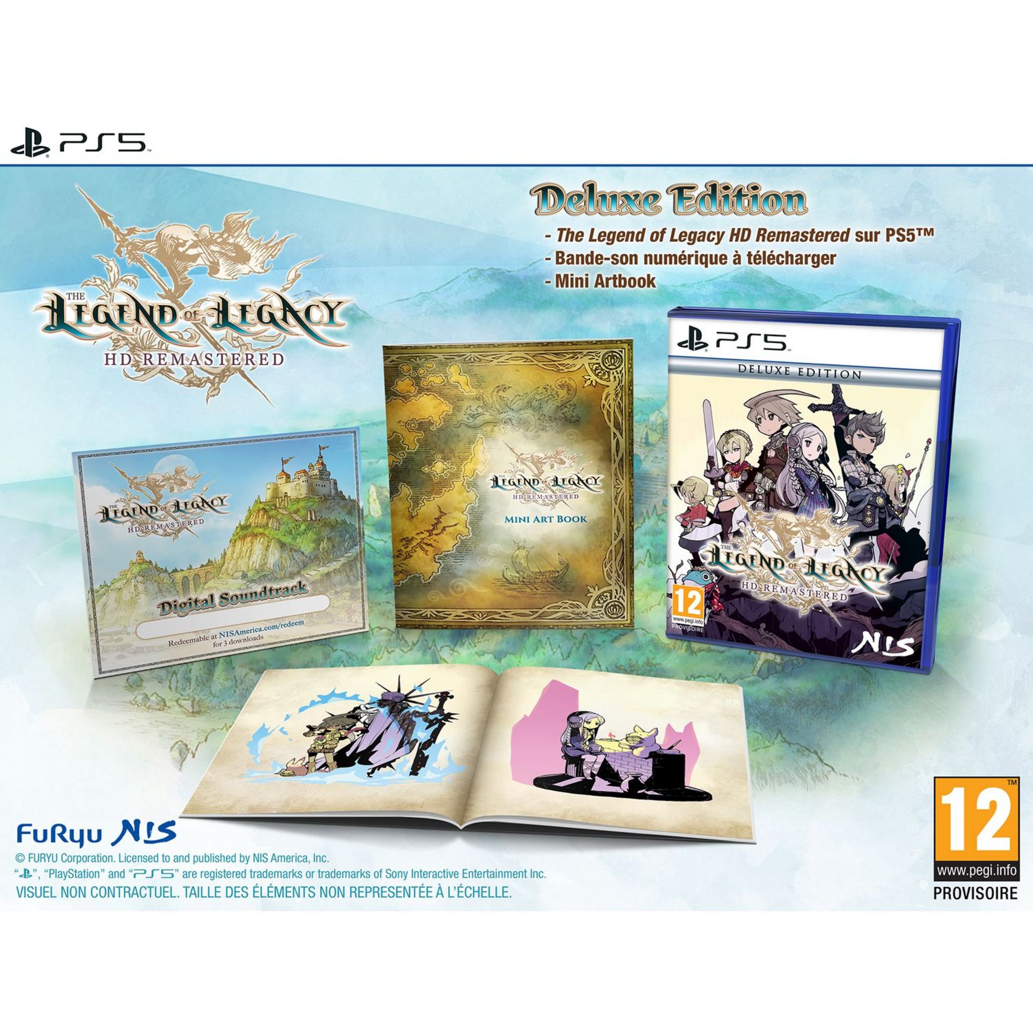 Voir la diapositive 2 : The Legend of Legacy HD Remastered - Deluxe Edition PS5