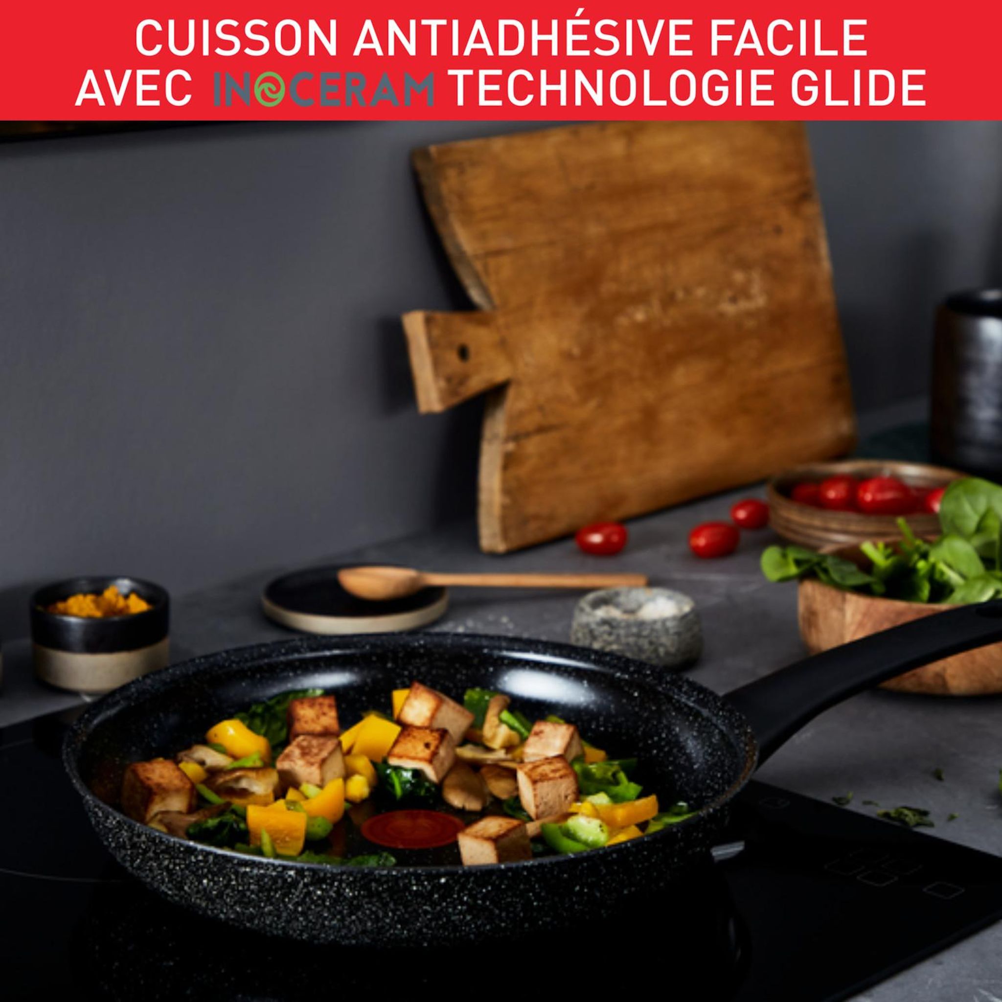 Voir la diapositive 3 : TEFAL Crêpière 25 cm tous feux dont induction INTENS