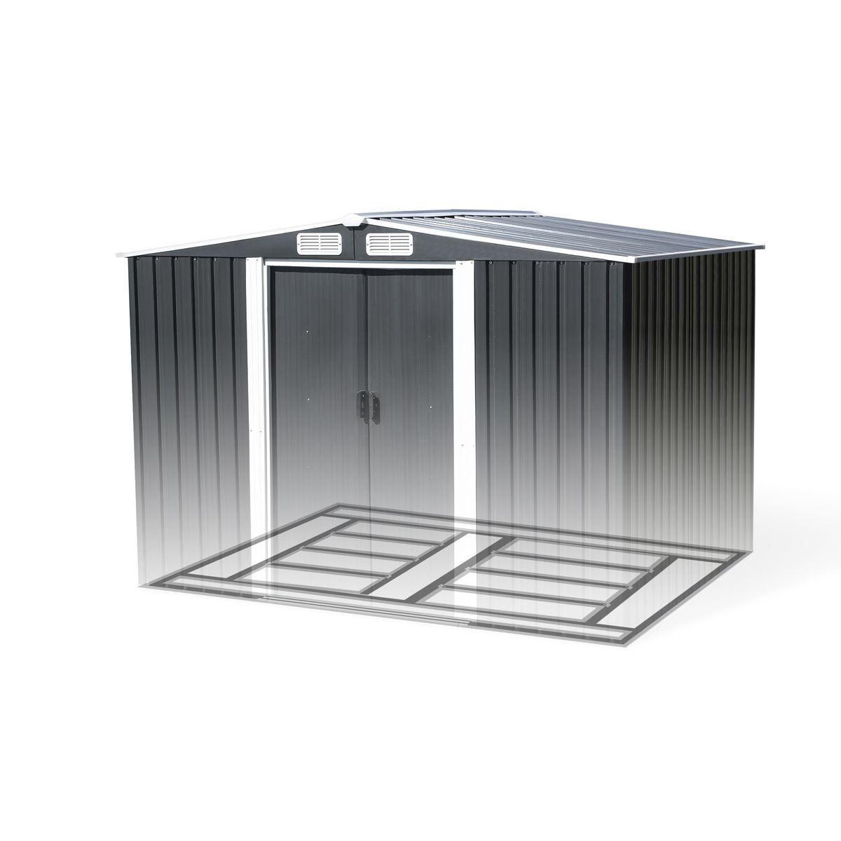 JARDIKT Abris de jardin tulum avec base