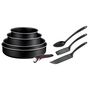 Voir la diapositive 1 : TEFAL Batterie de cuisine 8 pièces tous feux dont induction INGENIO GENEROUS COOK