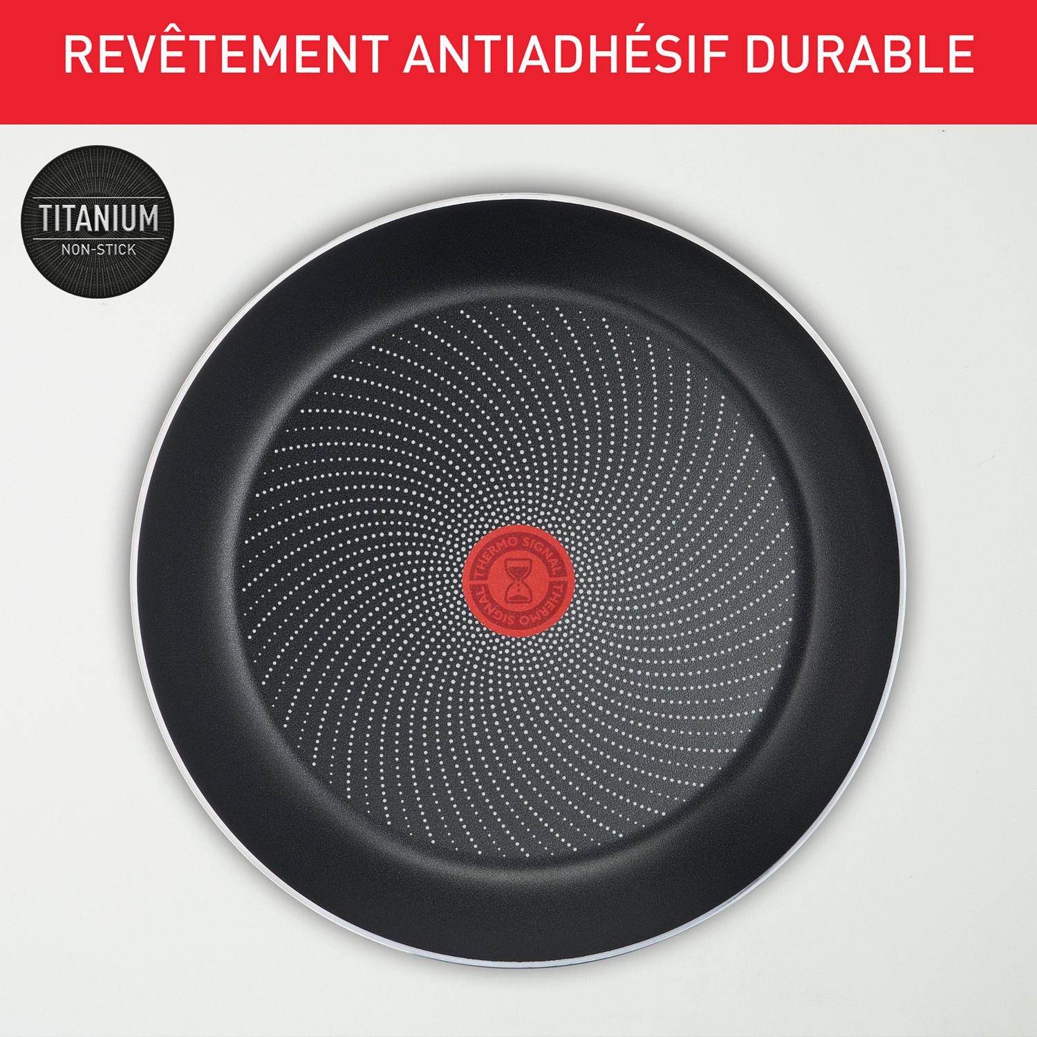 Voir la diapositive 5 : TEFAL Batterie de cuisine 8 pièces tous feux dont induction INGENIO GENEROUS COOK