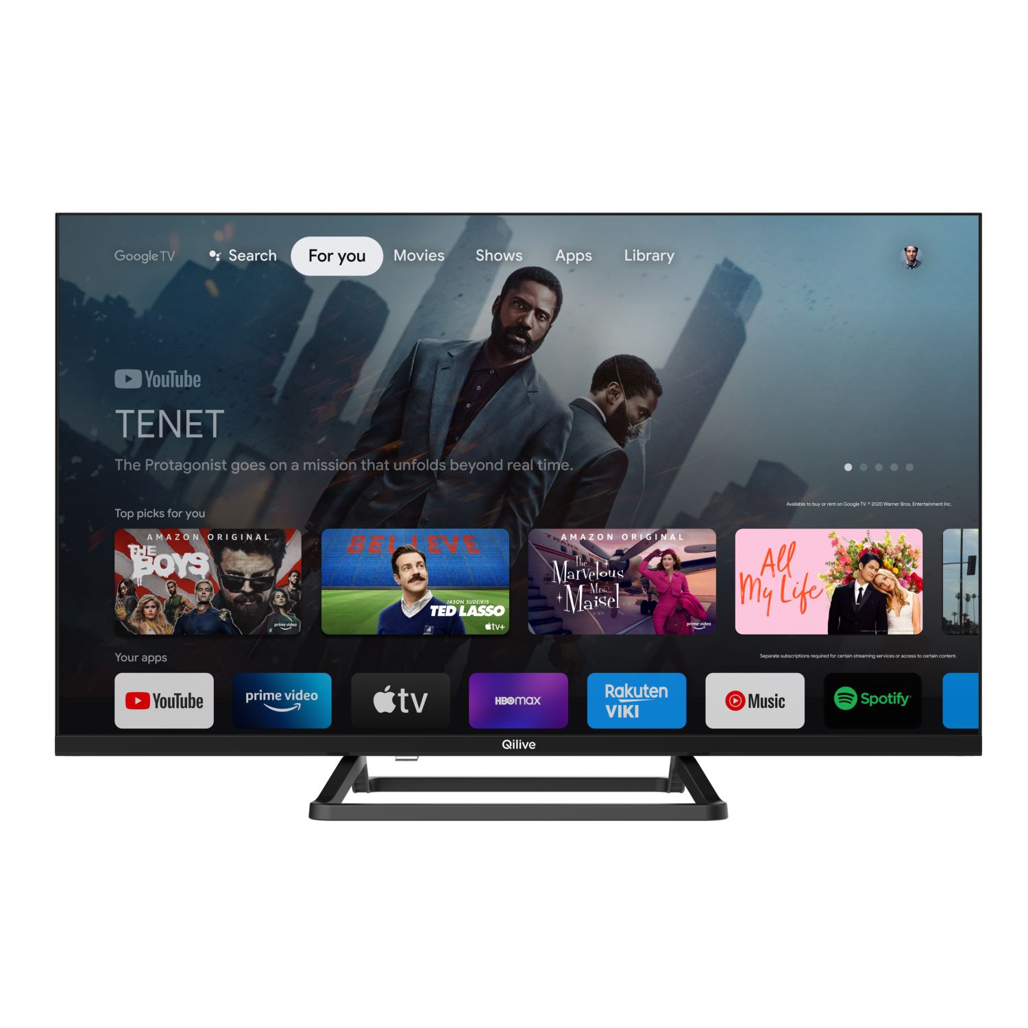 Voir la diapositive 2 : QILIVE Q32HA232B TV DLED HD 80 cm Smart TV