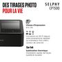 Voir la diapositive 3 : CANON Pack Imprimante photo portable Selphy couleur CP1500 Noir + 54 impressions