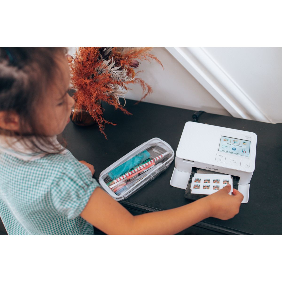 CANON Pack Imprimante photo portable Selphy couleur CP1500 Noir + 54 impressions
