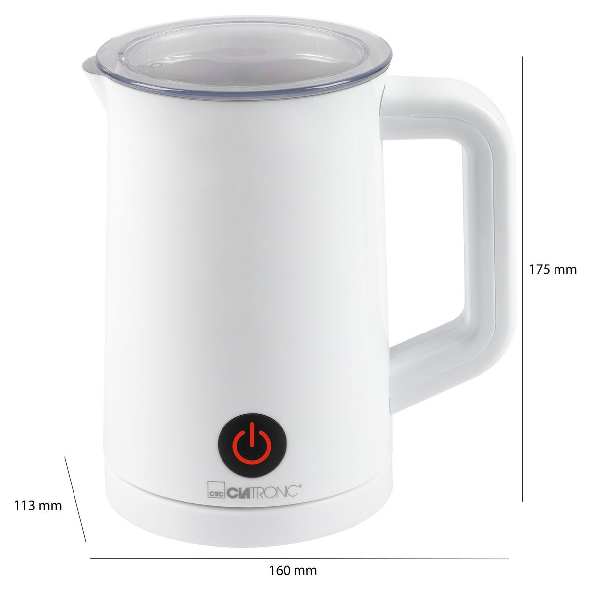 CLATRONIC Mousseur à lait MS3693 - Blanc