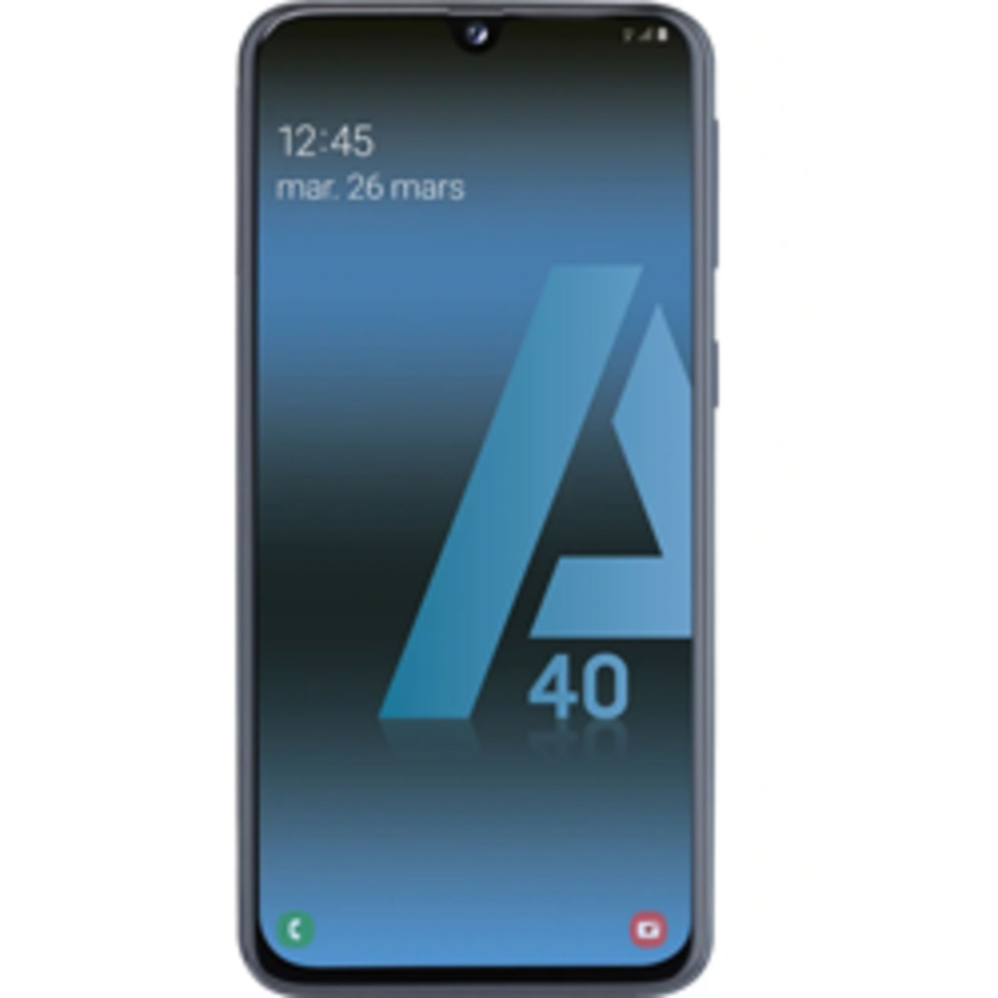 Voir la diapositive 2 : SAMSUNG Galaxy A40 reconditionné DINA Grade A - 64Go - Noir