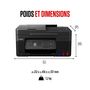 Voir la diapositive 4 : CANON Imprimante multifonctions MEGATANK G4570 - Noir