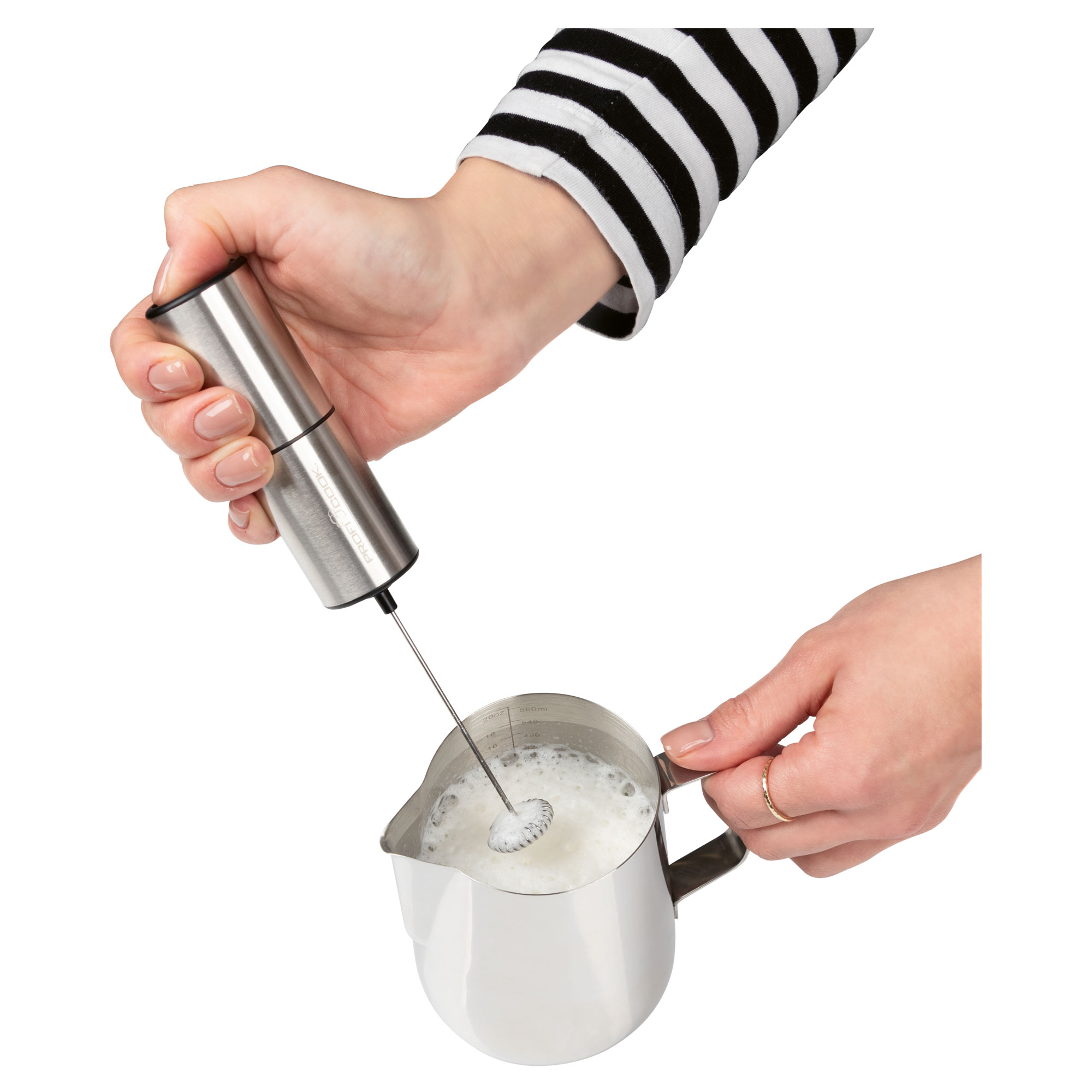 Voir la diapositive 3 : PROFICOOK Emulsionneur de lait PC-MS 1273 - Gris