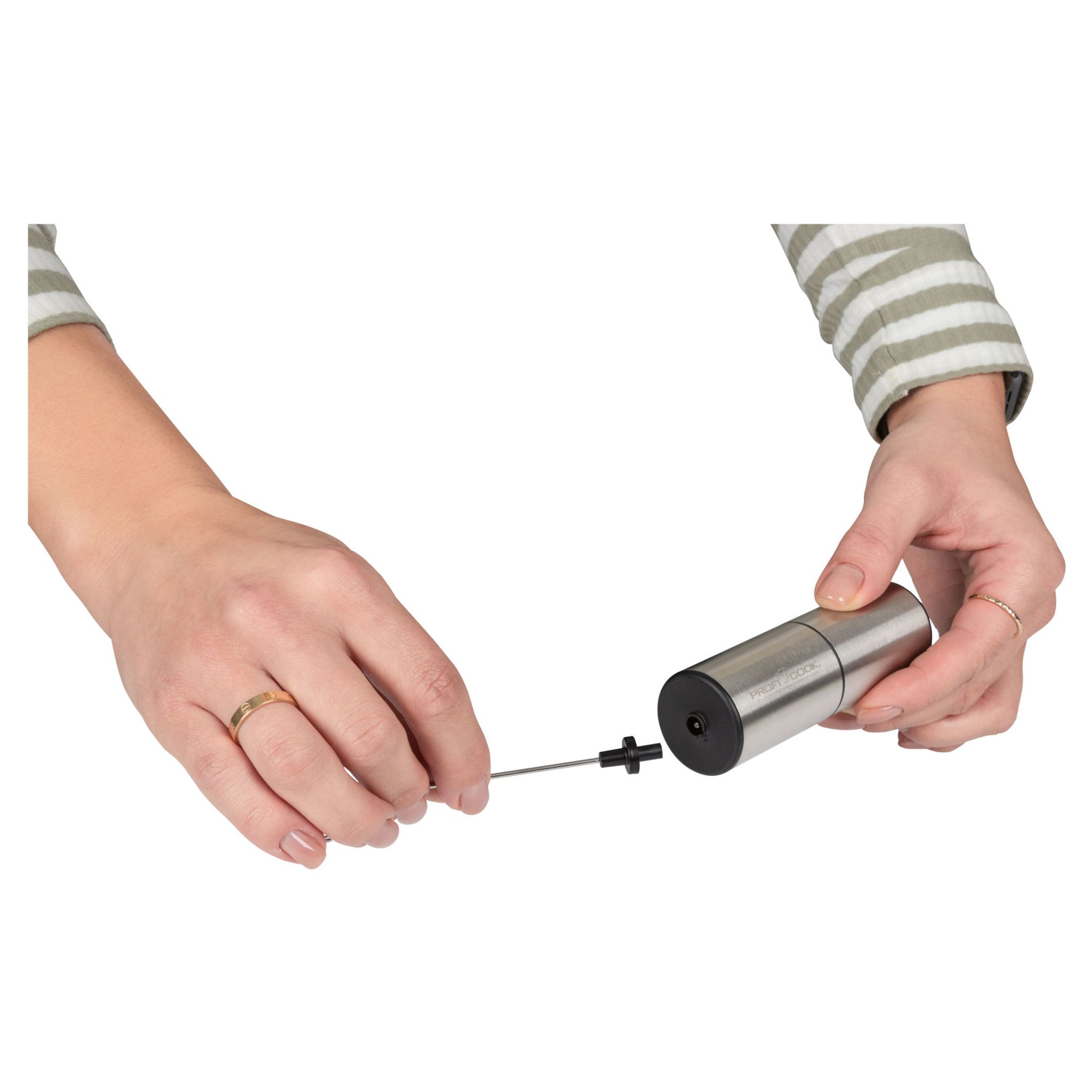 Voir la diapositive 4 : PROFICOOK Emulsionneur de lait PC-MS 1273 - Gris