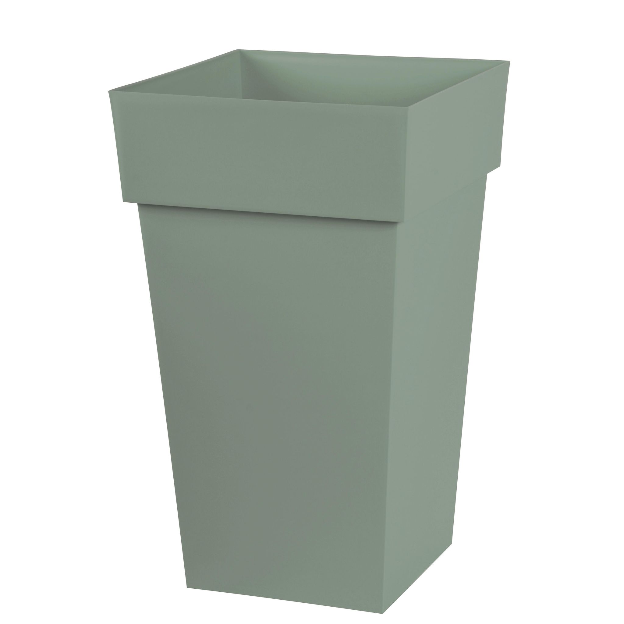 EDA PLASTIQUES Pot Toscane vert Diam.39xH65 cm