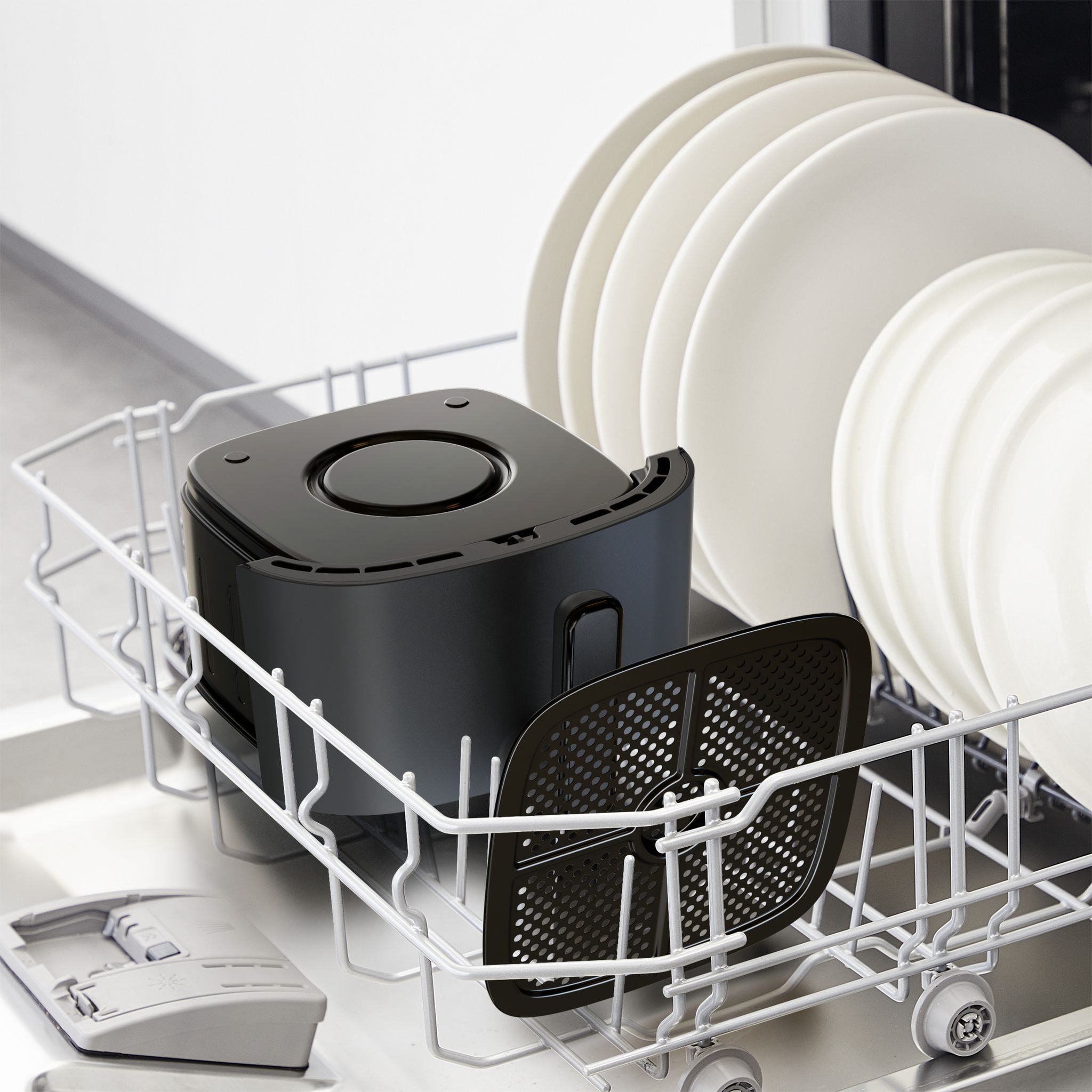 Voir la diapositive 8 : MOULINEX Friteuse sans huile à air chaud EZ245B20 - Noir