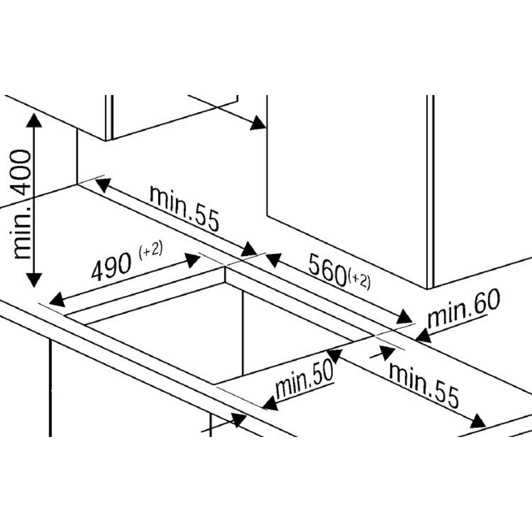 Voir la diapositive 6 : BEKO Plaque de cuisson à induction HII63405MT, 60 cm, 3 foyers
