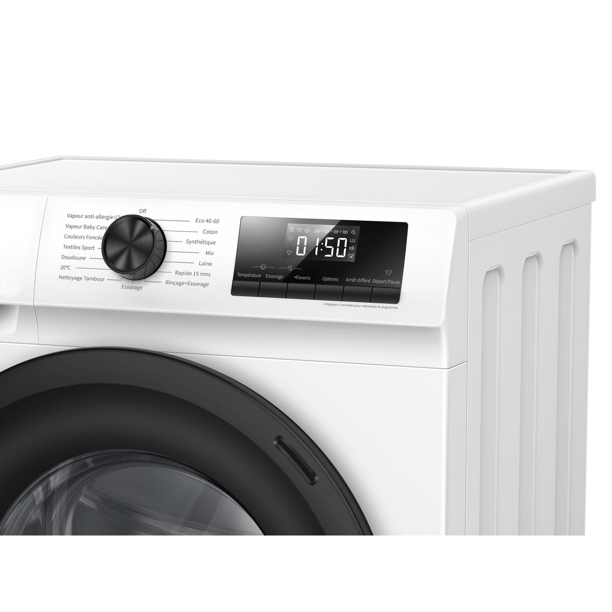 Voir la diapositive 3 : HISENSE Lave linge hublot à induction WFQE1214EVJM, 12 kg, 1400 T/min, A