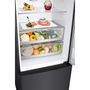 Voir la diapositive 4 : LG Réfrigérateur combiné GBB569MCAZN, 462 L, Froid ventilé No Frost, E