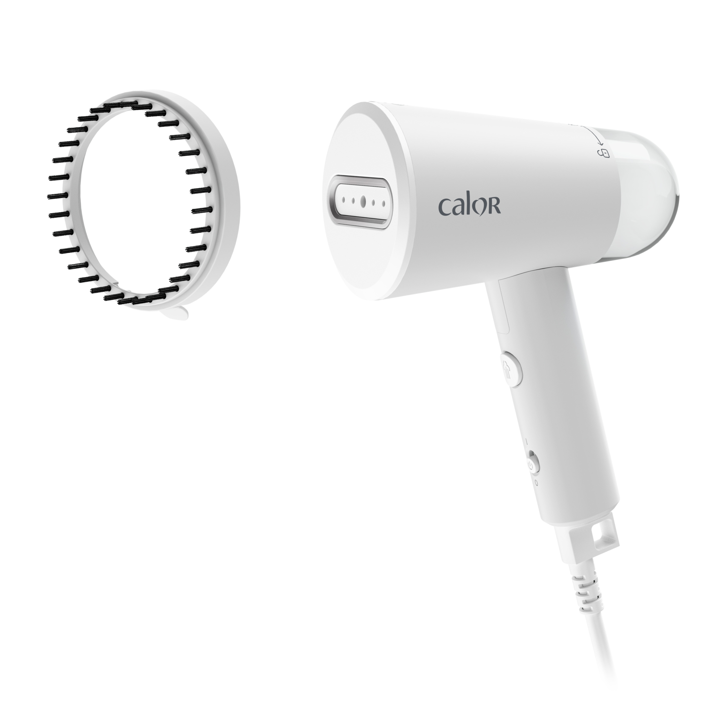 Voir la diapositive 4 : CALOR Défroisseur à main pliable DT1020C0 - Blanc