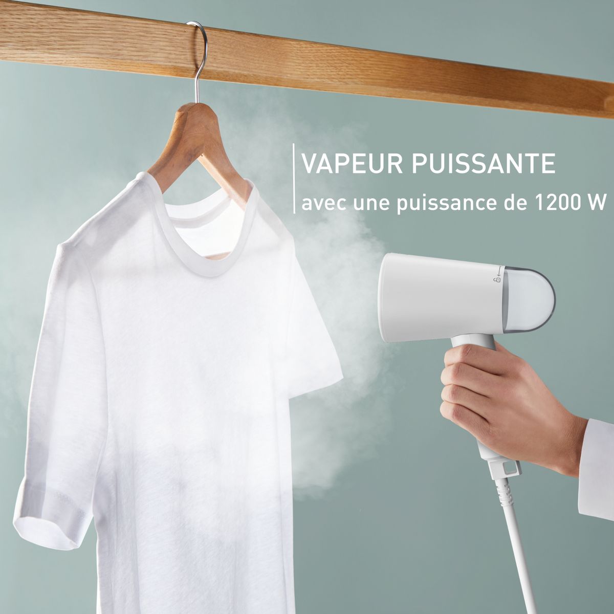 CALOR Défroisseur à main pliable DT1020C0 - Blanc