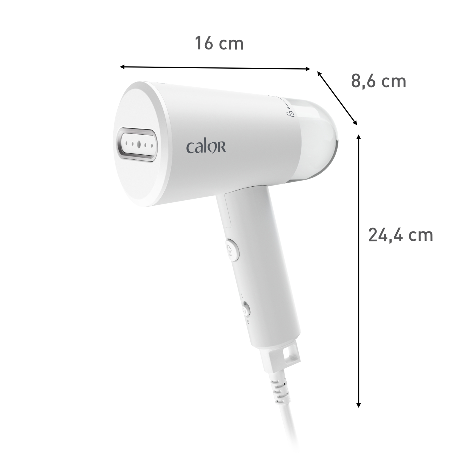 Voir la diapositive 9 : CALOR Défroisseur à main pliable DT1020C0 - Blanc