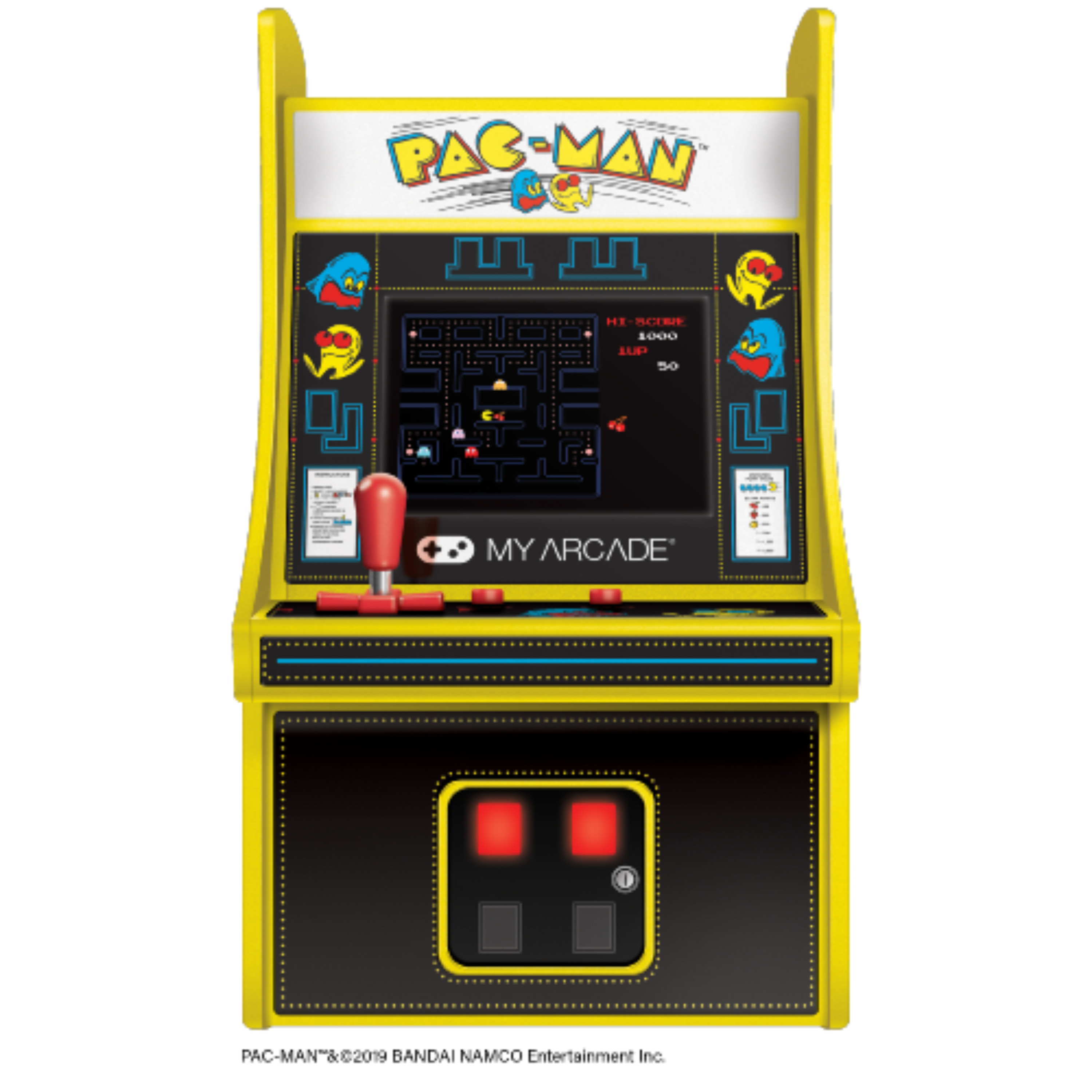 Voir la diapositive 3 : Mini Console Rétrogaming - Borne d'Arcade Pac-Man