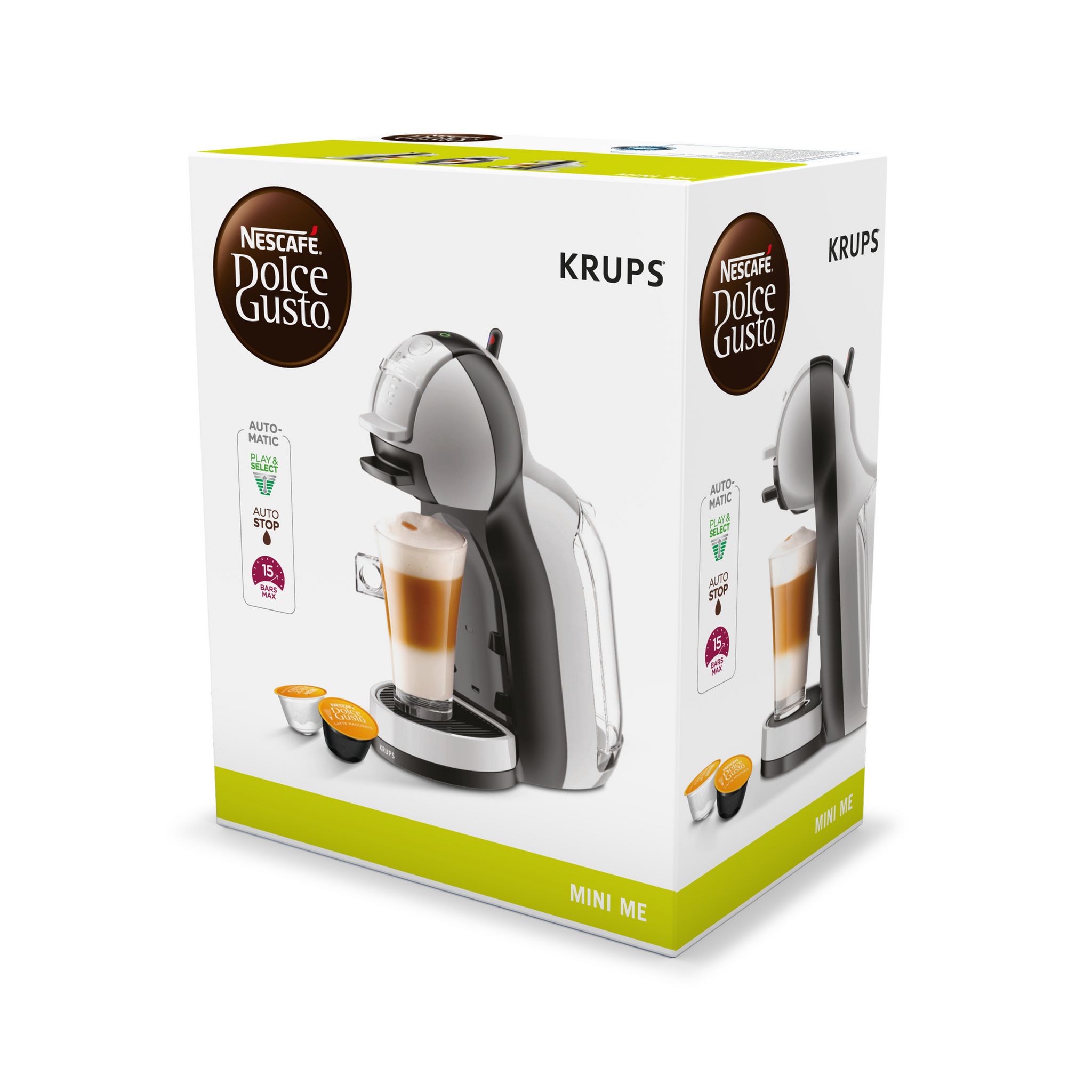 Voir la diapositive 9 : KRUPS Machine à café Dolce Gusto nescafé mini me YY4892FD - Gris Artic