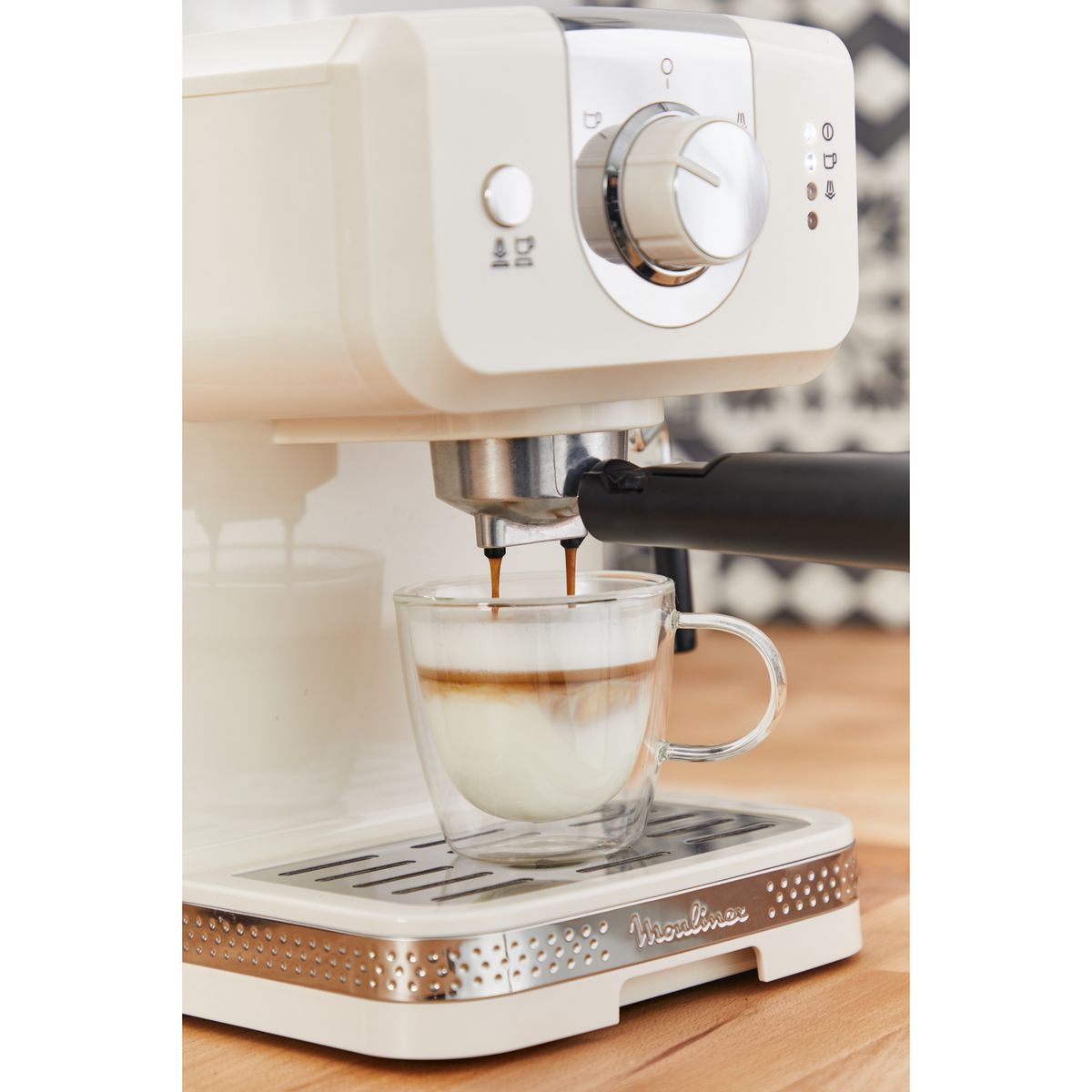 MOULINEX Machine expresso XP330A10 - Ivoire