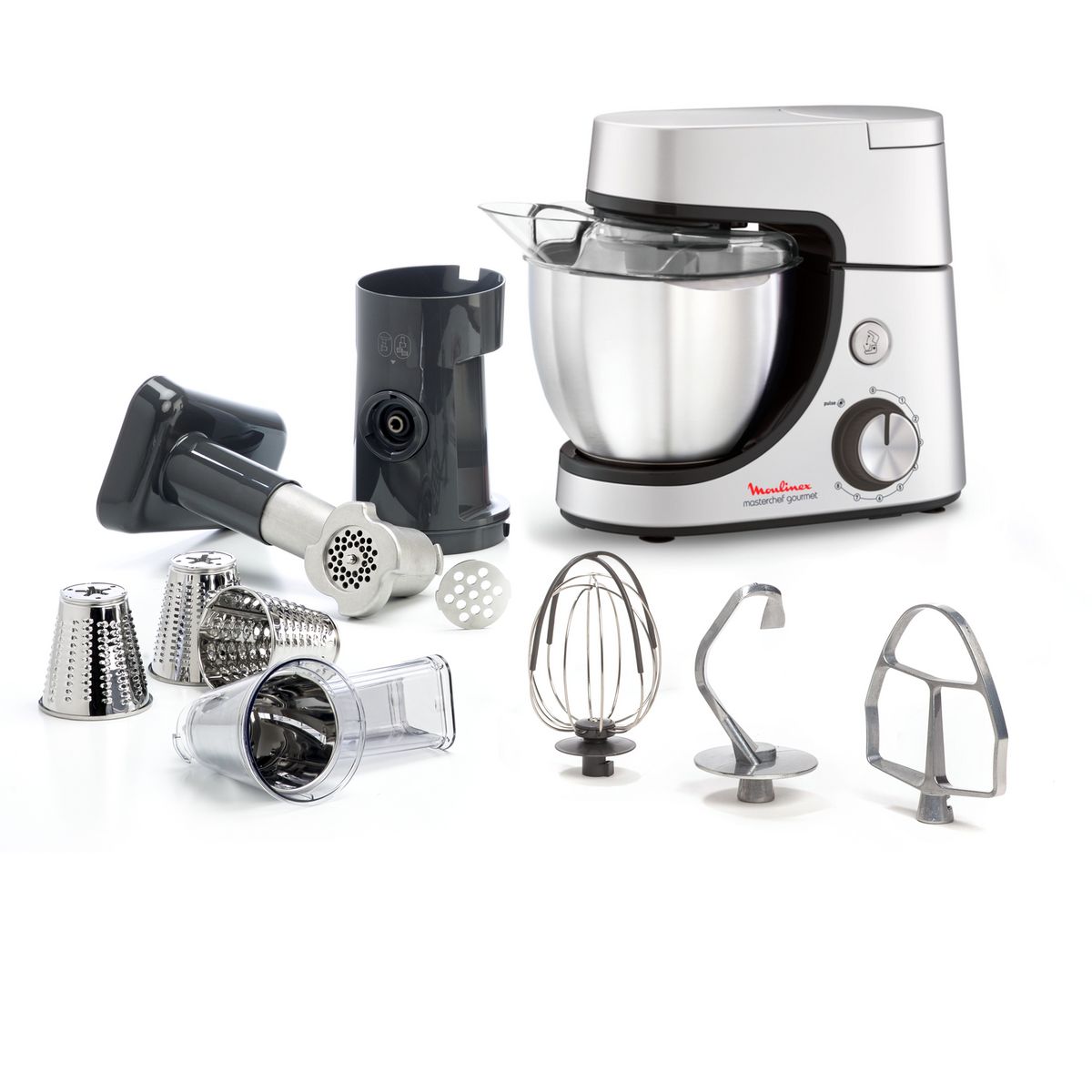 MOULINEX Robot pâtissier QA512D10 - Silver