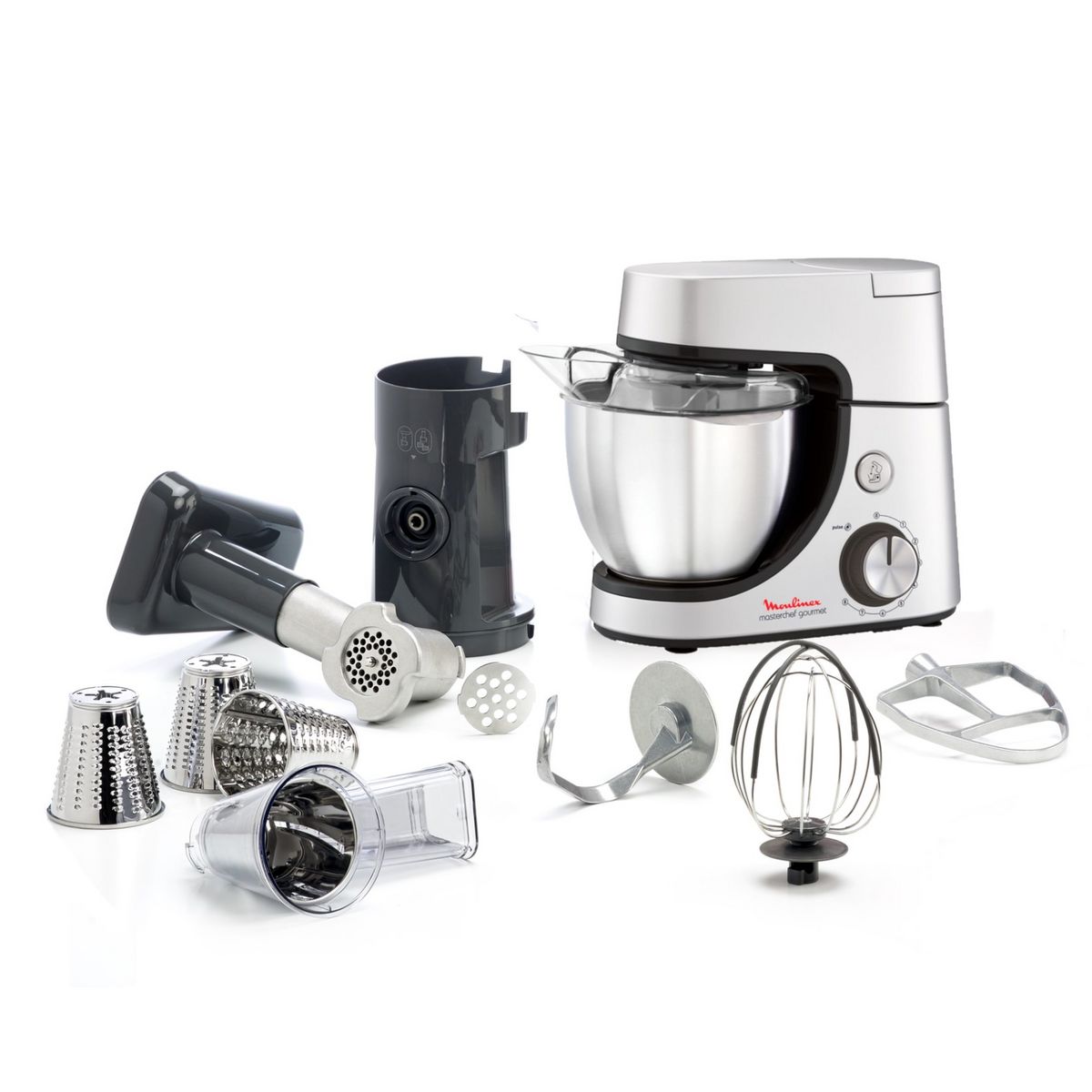 MOULINEX Robot pâtissier QA512D10 - Silver