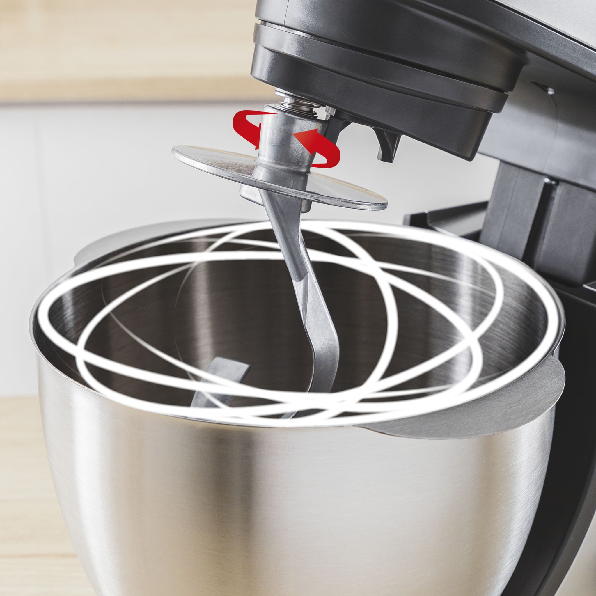 Voir la diapositive 5 : MOULINEX Robot pâtissier QA512D10 - Silver