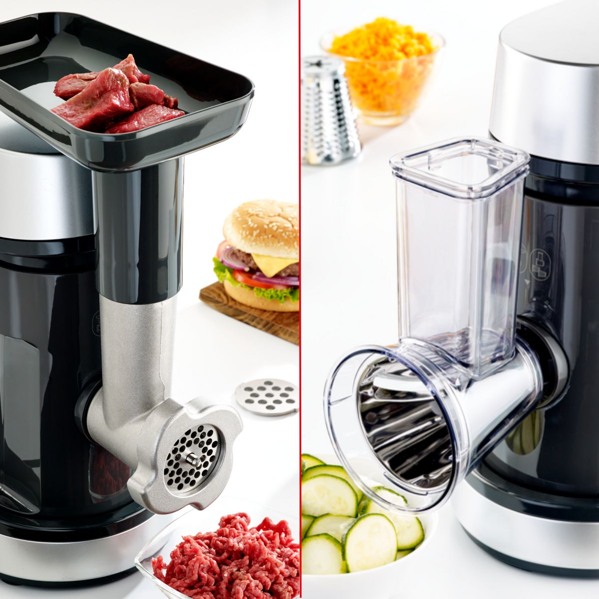 MOULINEX Robot pâtissier QA512D10 - Silver