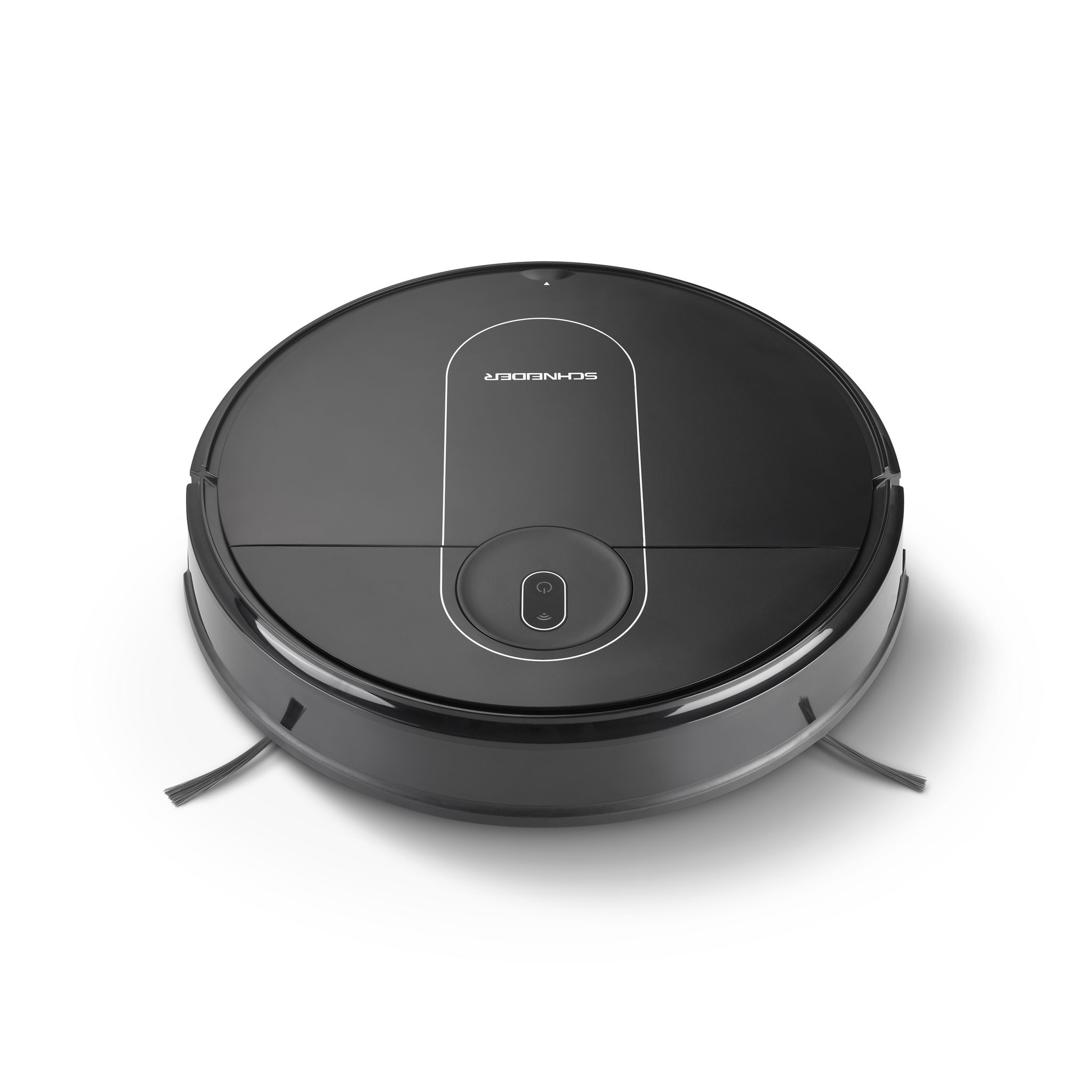 Voir la diapositive 3 : SCHNEIDER Robot aspirateur laveur connecté SCVC23GPRO - Noir