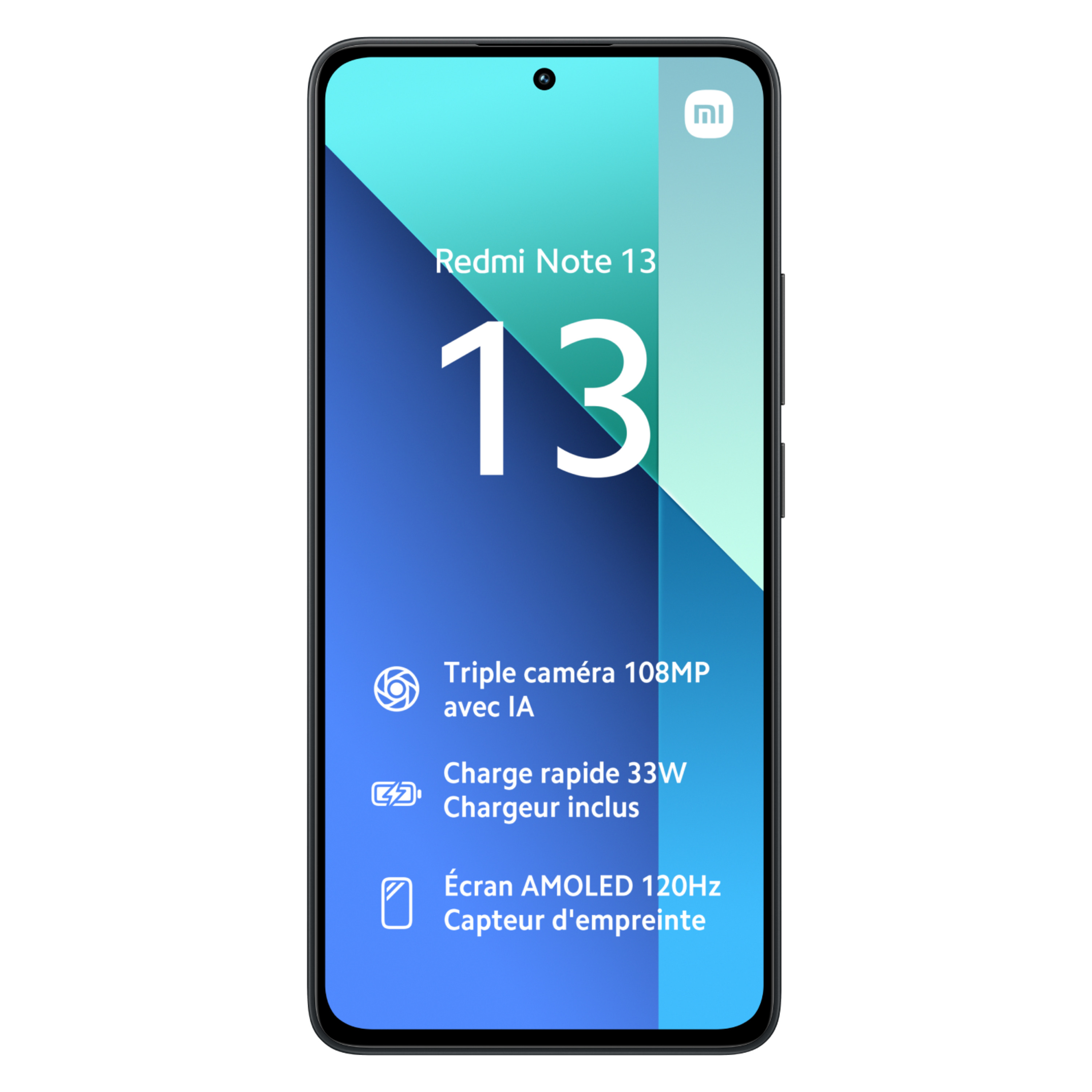 Voir la diapositive 3 : XIAOMI Redmi Note 13 256Go 4G - Noir