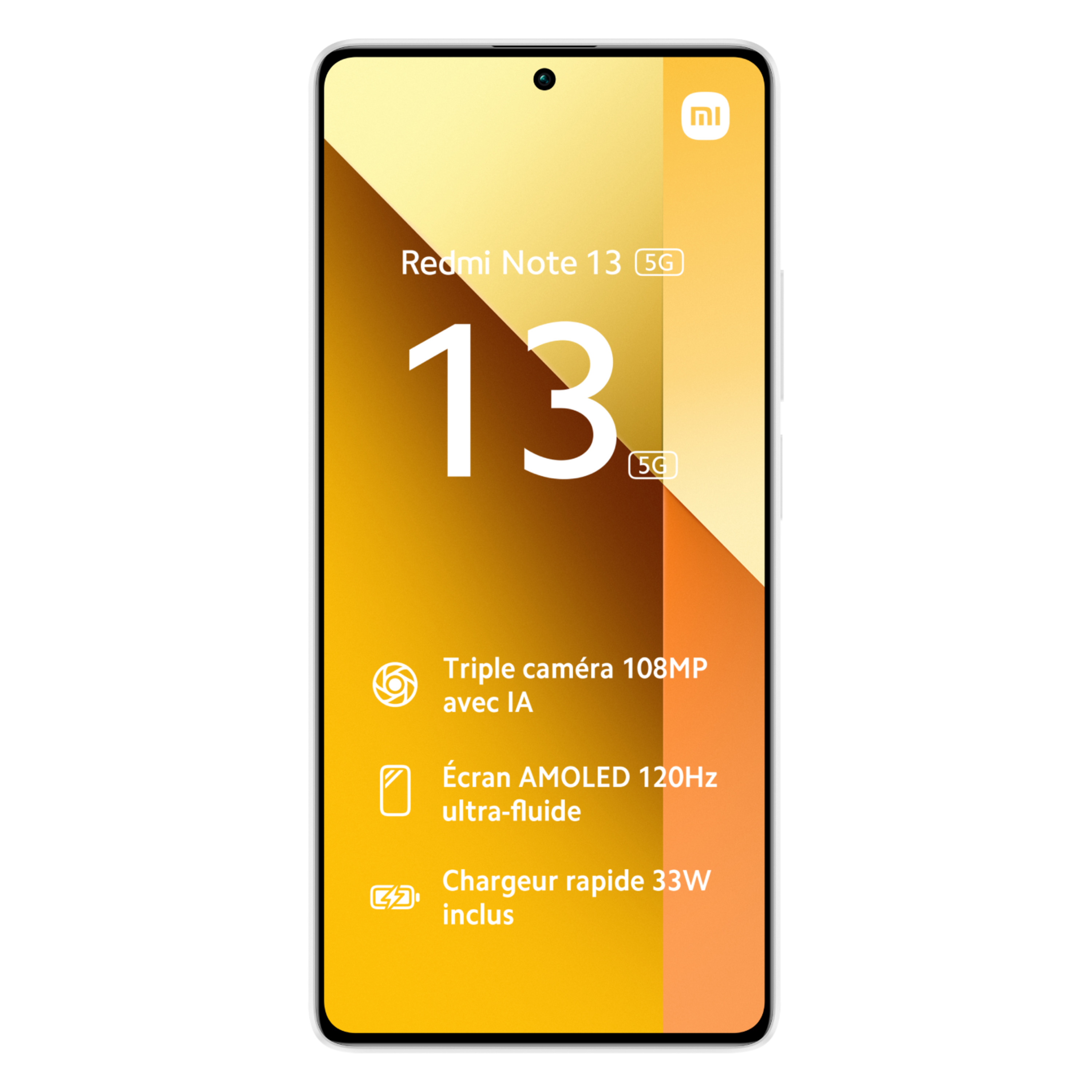 Voir la diapositive 3 : XIAOMI Redmi Note 13 256Go  5G - Blanc