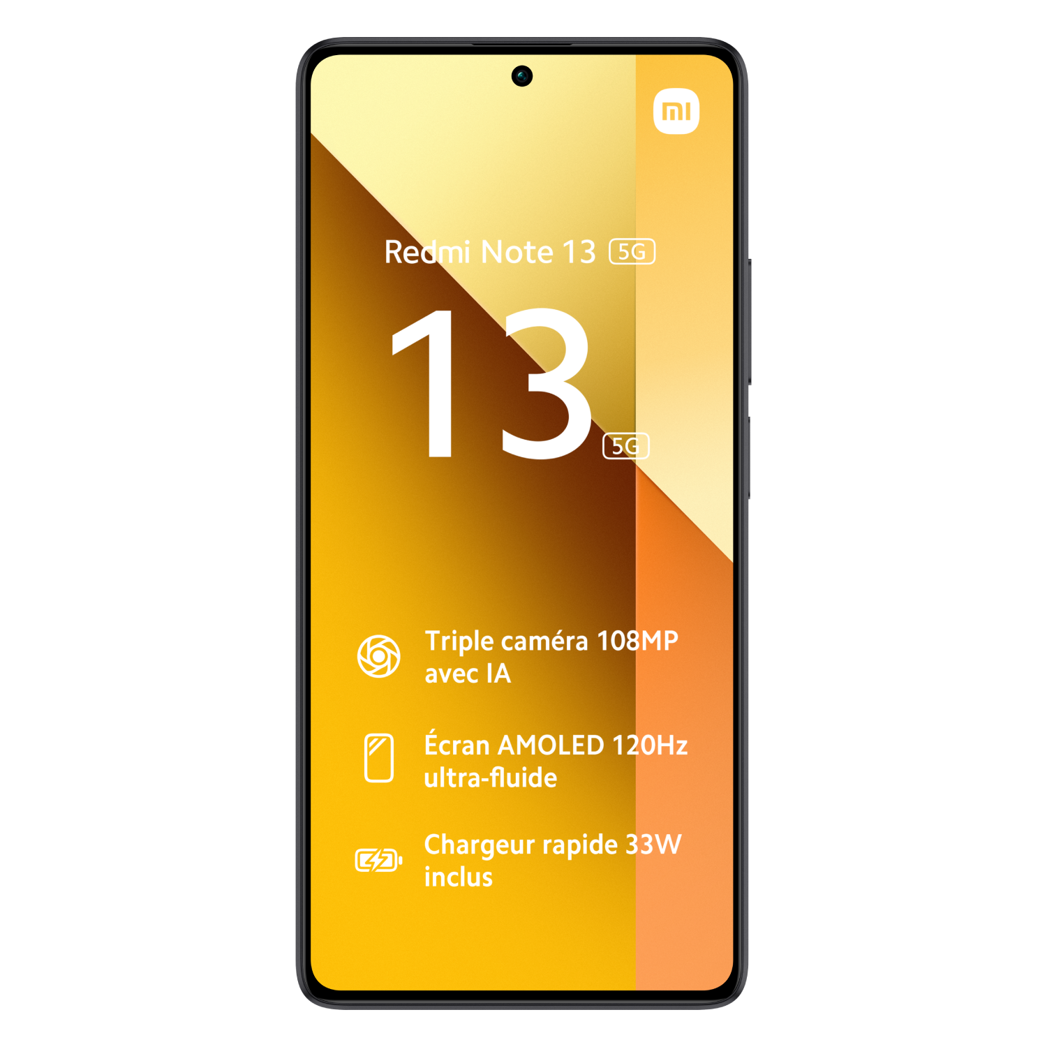 Voir la diapositive 3 : XIAOMI Redmi Note 13 256Go  5G - Noir