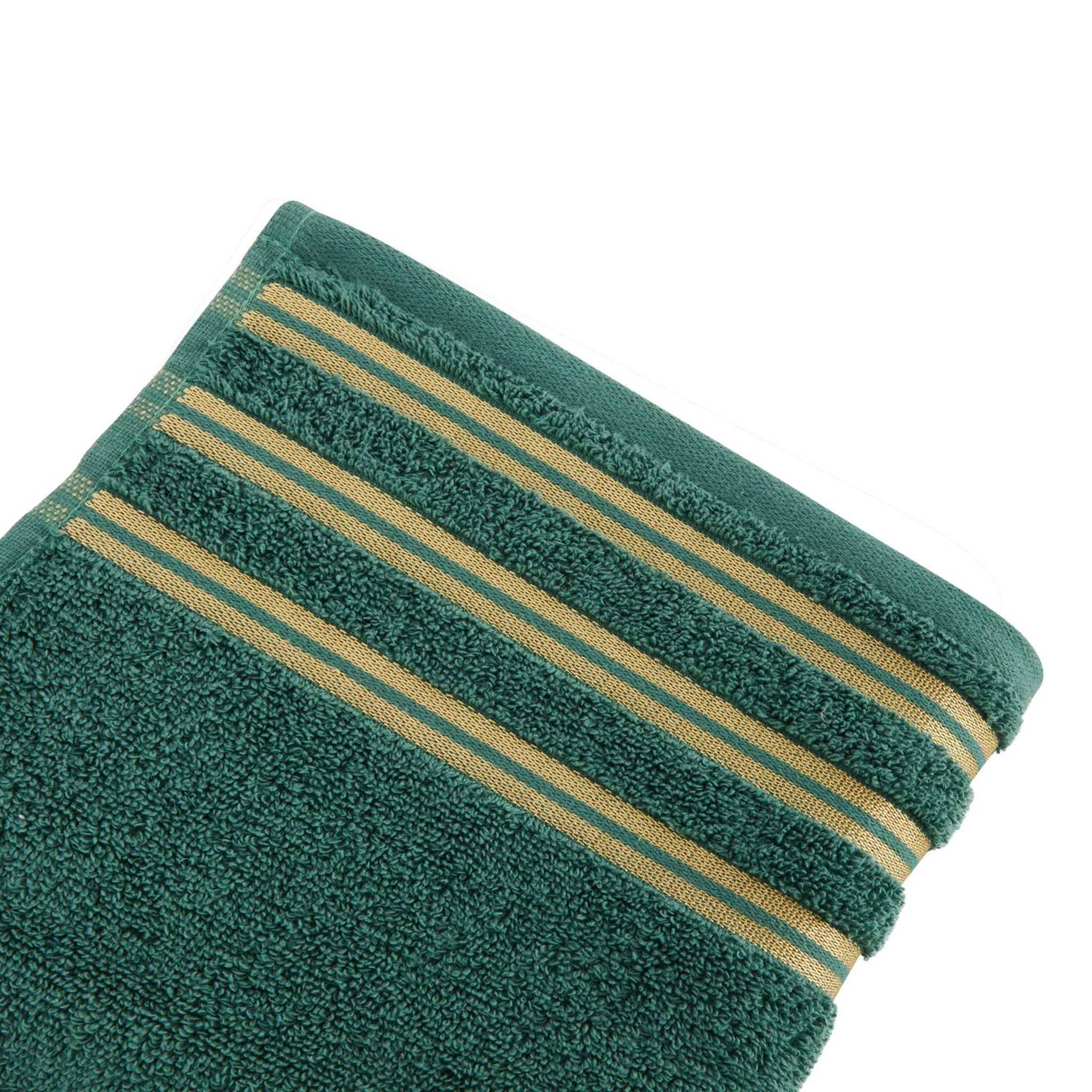 Voir la diapositive 2 : ACTUEL Maxi drap de bain uni en coton liteau en Lurex 500g/m²