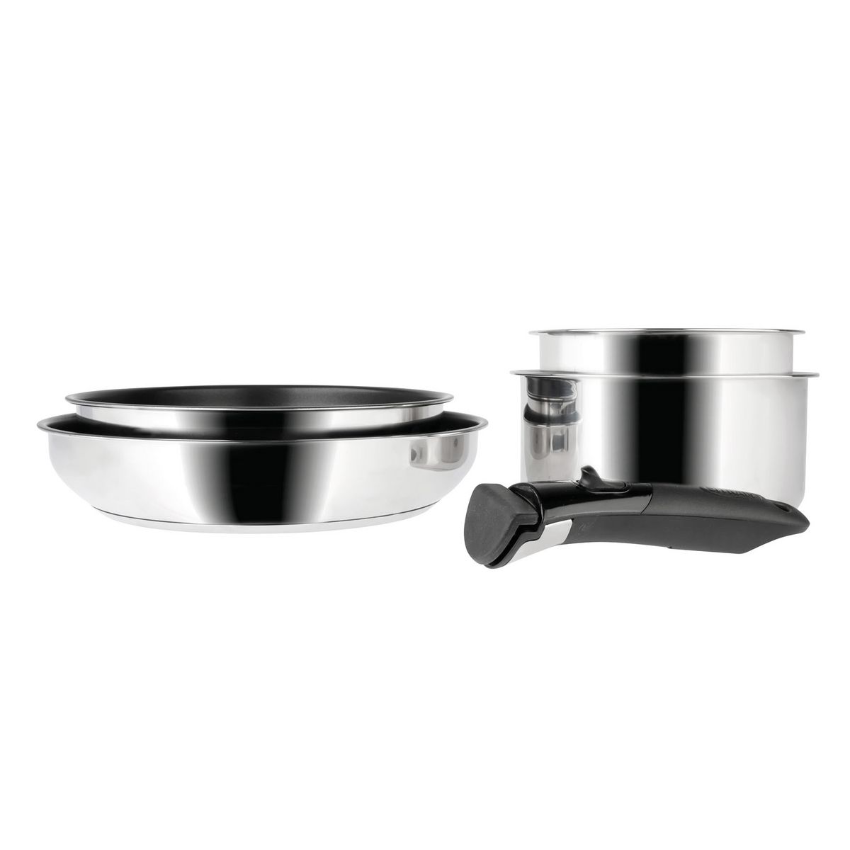 SITRAM Batterie de cuisine inox 5 pièces tous feux dont induction