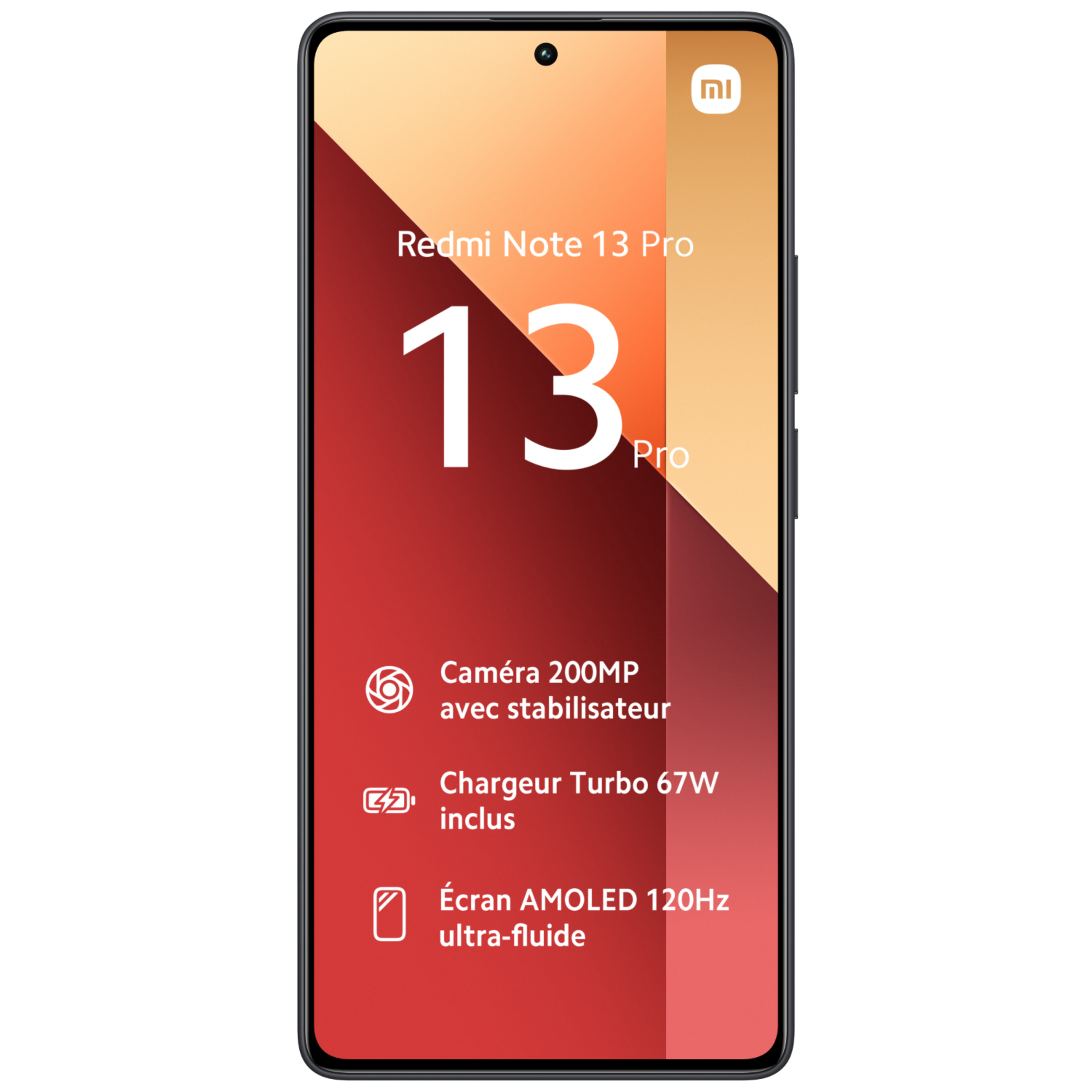 Voir la diapositive 2 : XIAOMI Redmi Note 13 Pro 256Go  4G - Noir