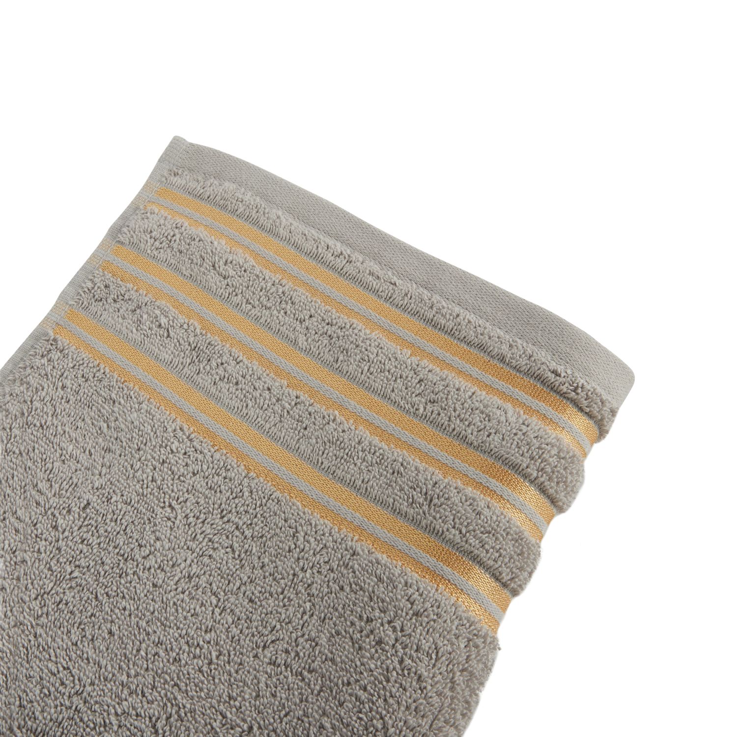 Voir la diapositive 2 : ACTUEL Serviette de toilette unie en coton liteau en Lurex 500 g/m²