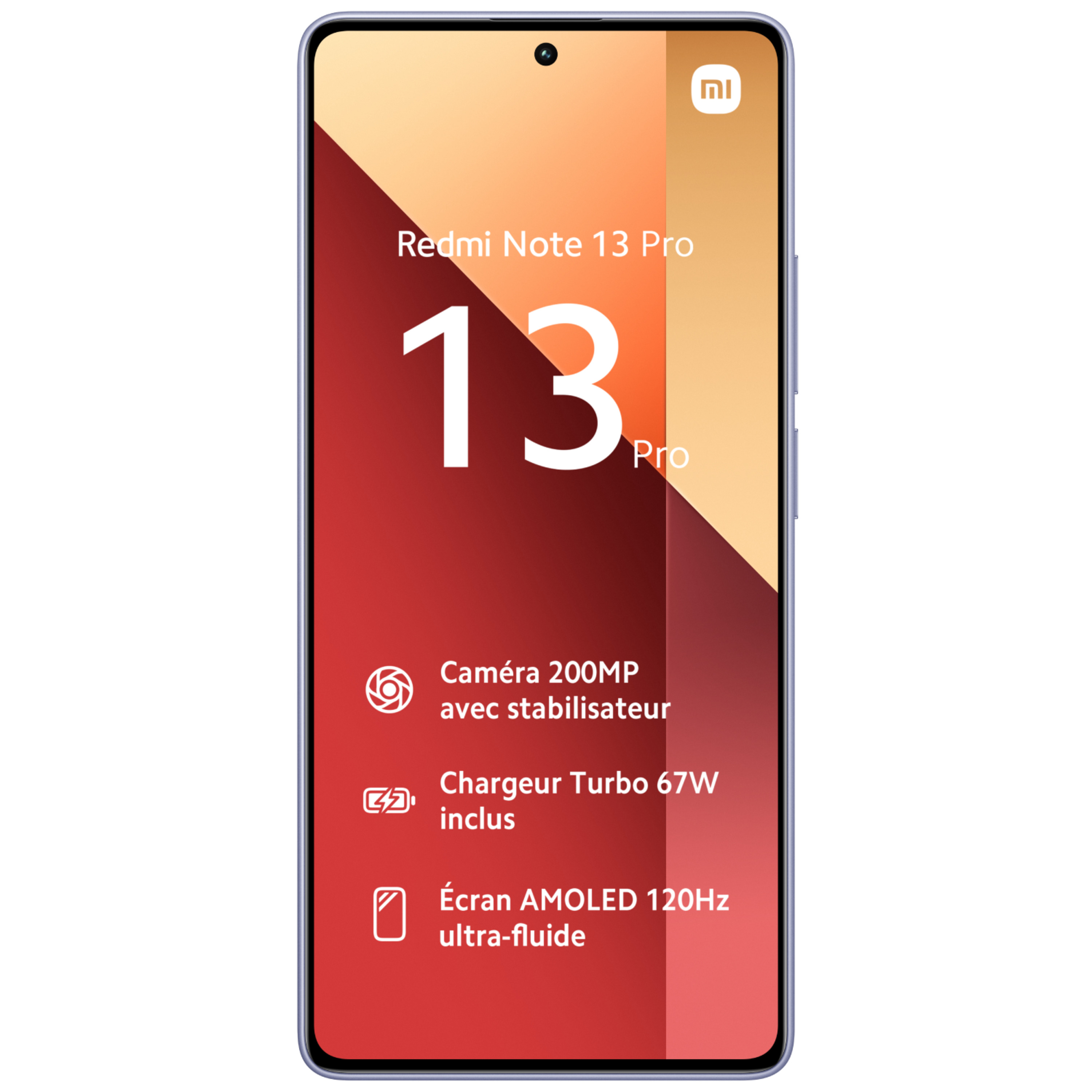 Voir la diapositive 2 : XIAOMI Redmi Note 13 Pro 256Go 4G - Violet