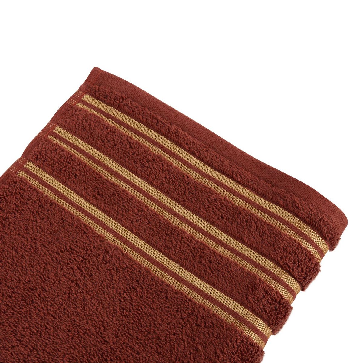 ACTUEL Serviette de toilette unie en coton liteau en Lurex 500 g/m²