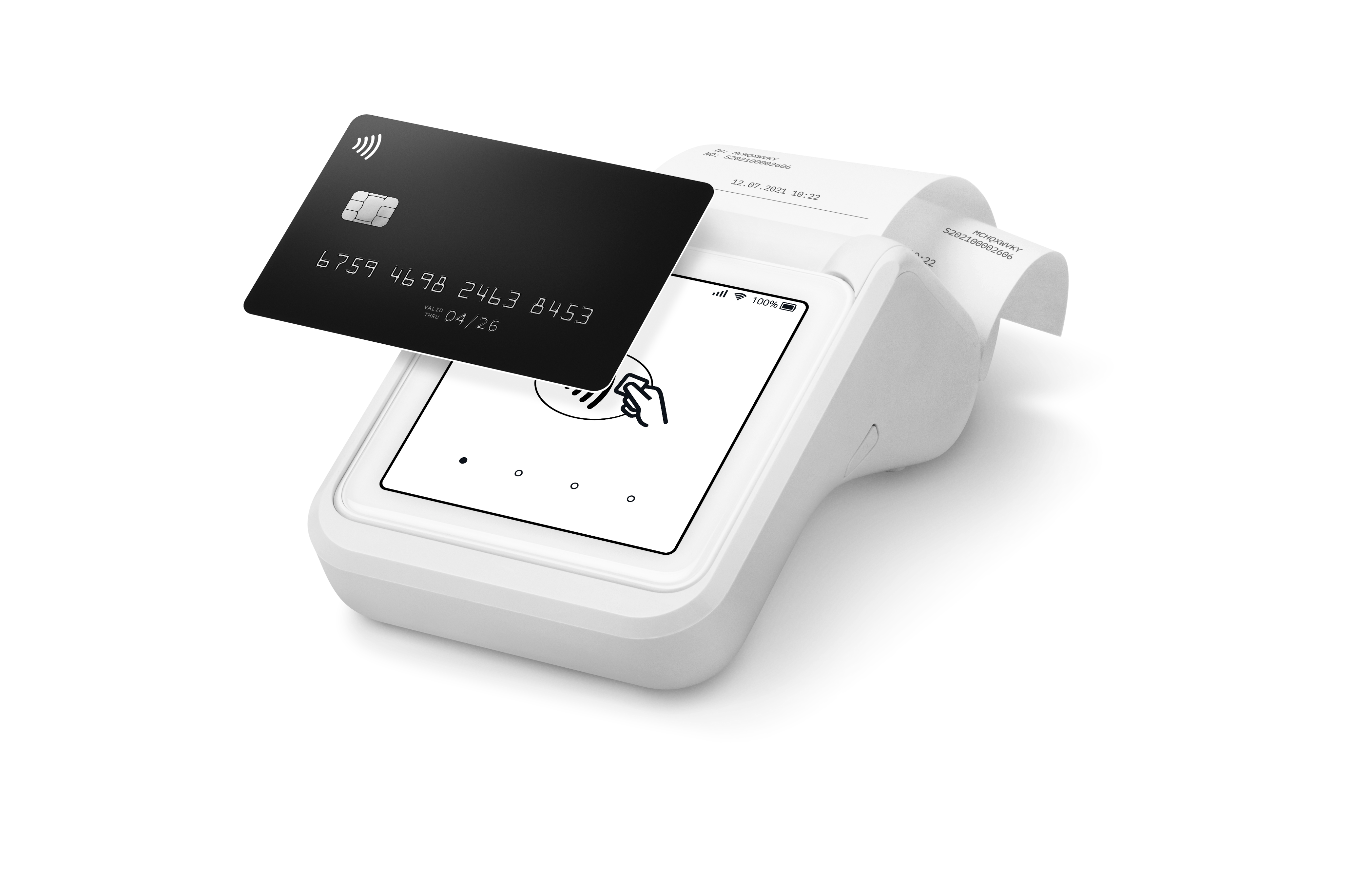 Voir la diapositive 2 : SUMUP Kit de paiement SOLO - Blanc