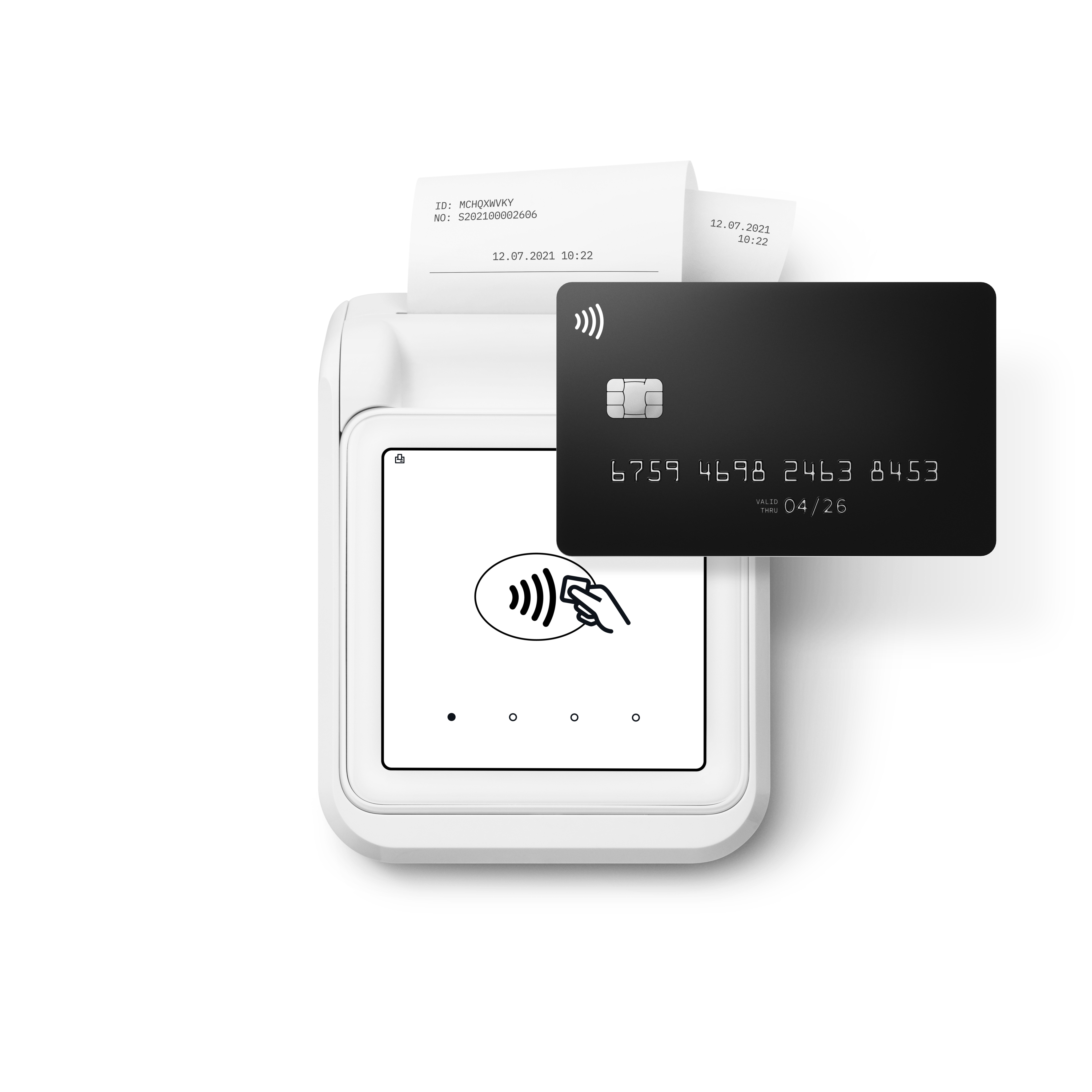 Voir la diapositive 4 : SUMUP Kit de paiement SOLO - Blanc