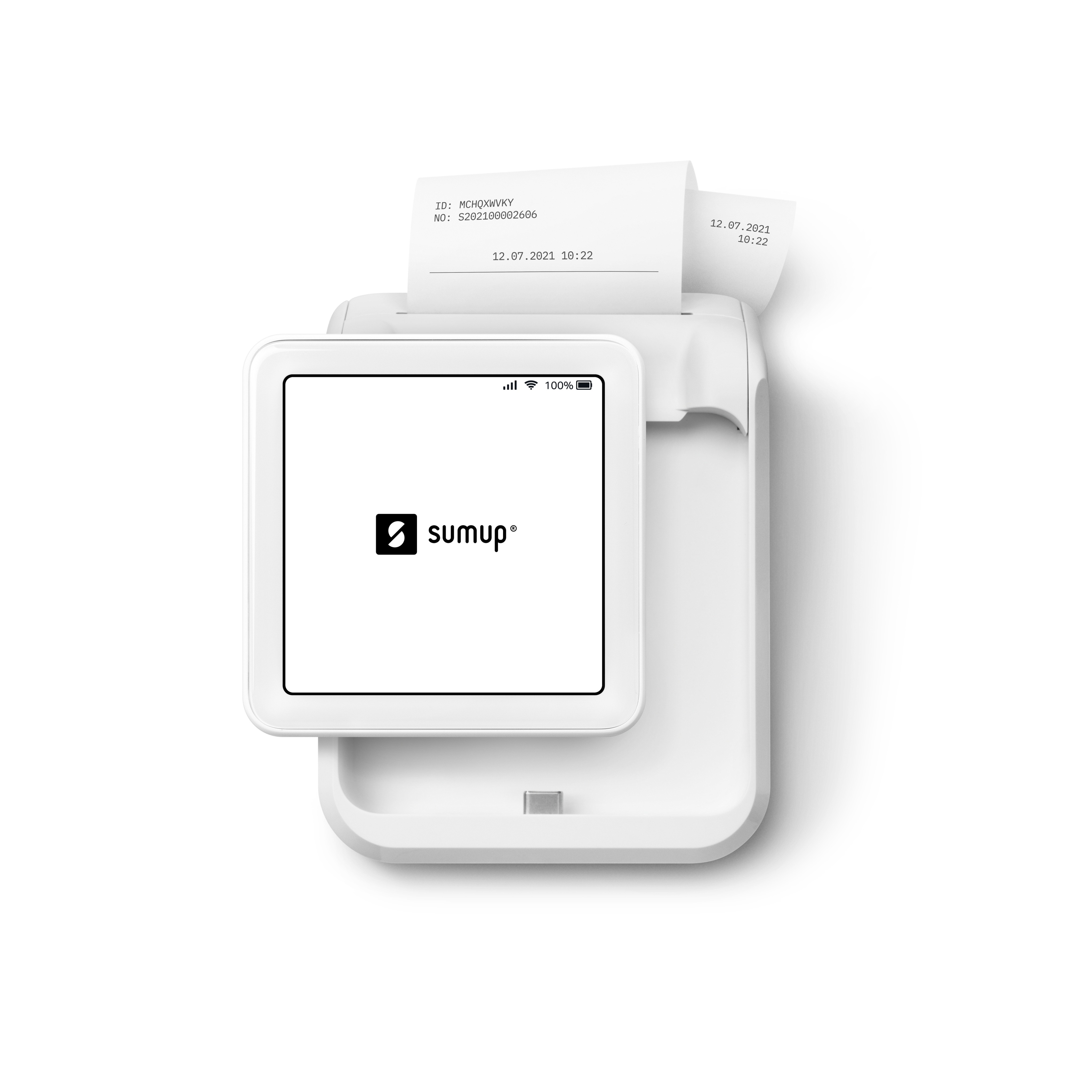 Voir la diapositive 5 : SUMUP Kit de paiement SOLO - Blanc