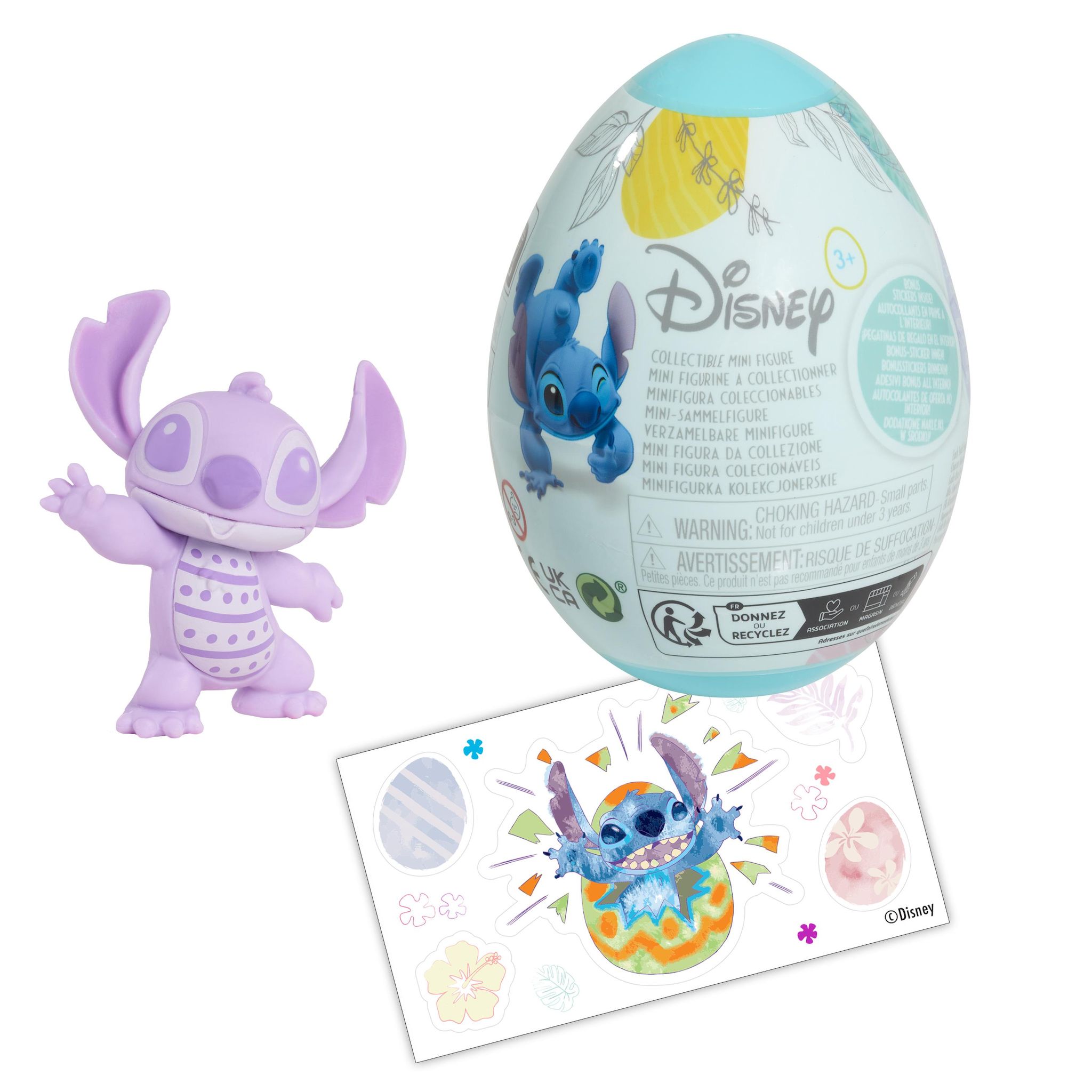 Voir la diapositive 3 : JUST PLAY Œuf de Pâques Surprise Disney Stitch