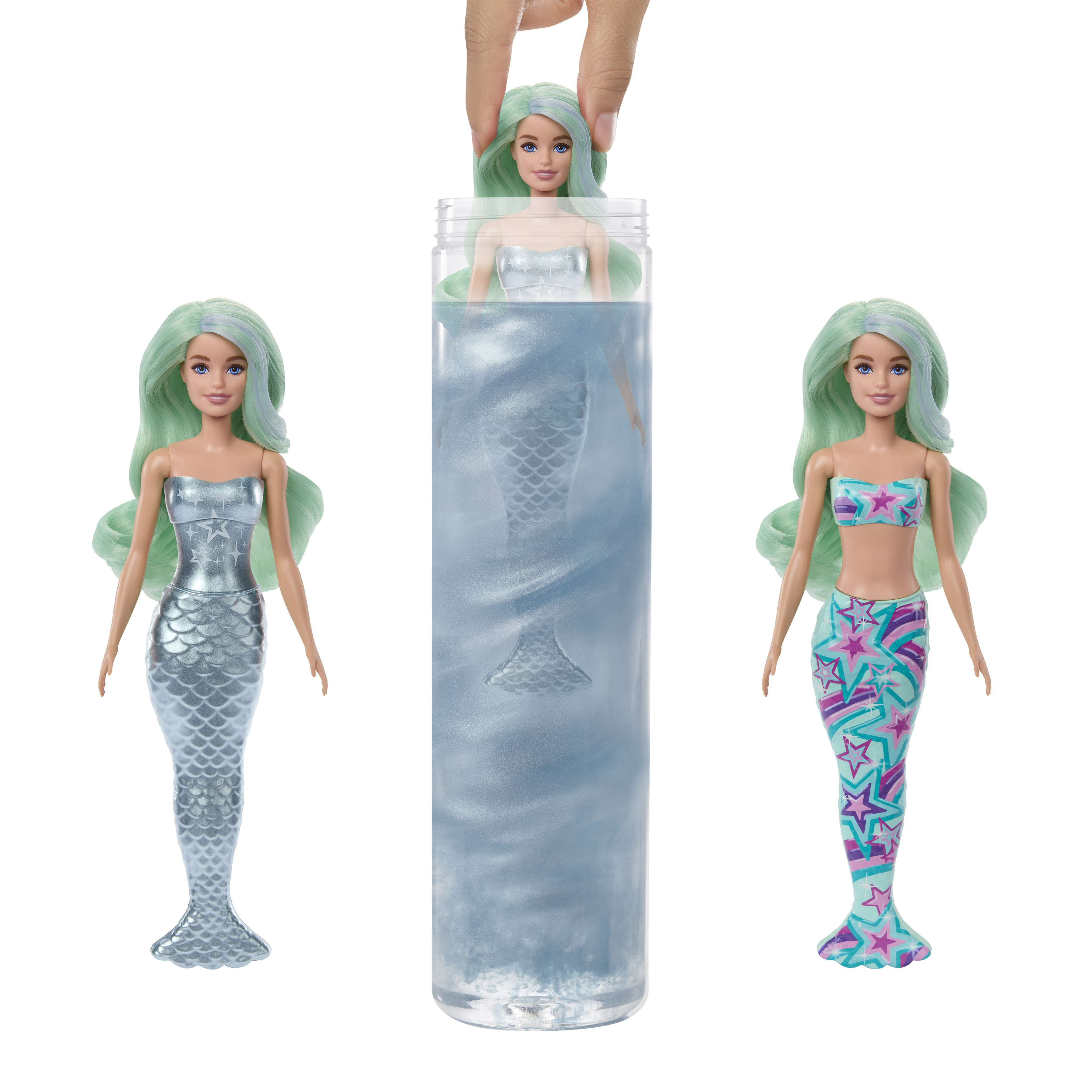 Voir la diapositive 4 : MATTEL Poupée Barbie Color reveal Sirène