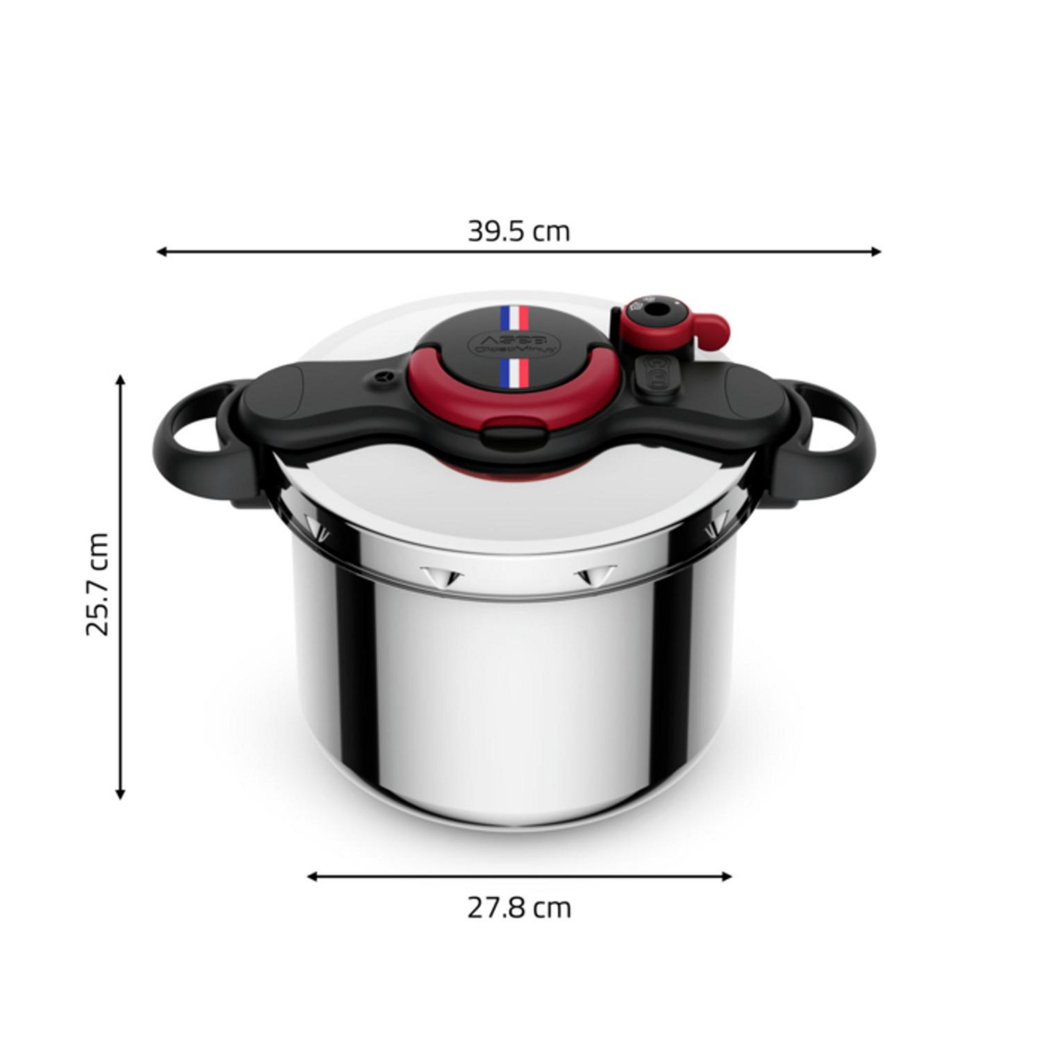 Voir la diapositive 7 : SEB Autocuiseur inox 9 litres tous feux dont induction CLIPSO MINUTE