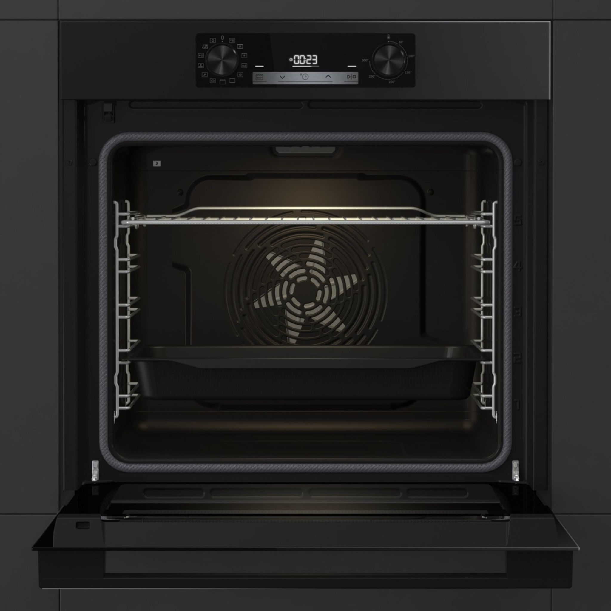 Voir la diapositive 4 : HISENSE Four encastrable BI64211EPB, 77 L, Multifonction, Chaleur pulsée, Pyrolyse, A+